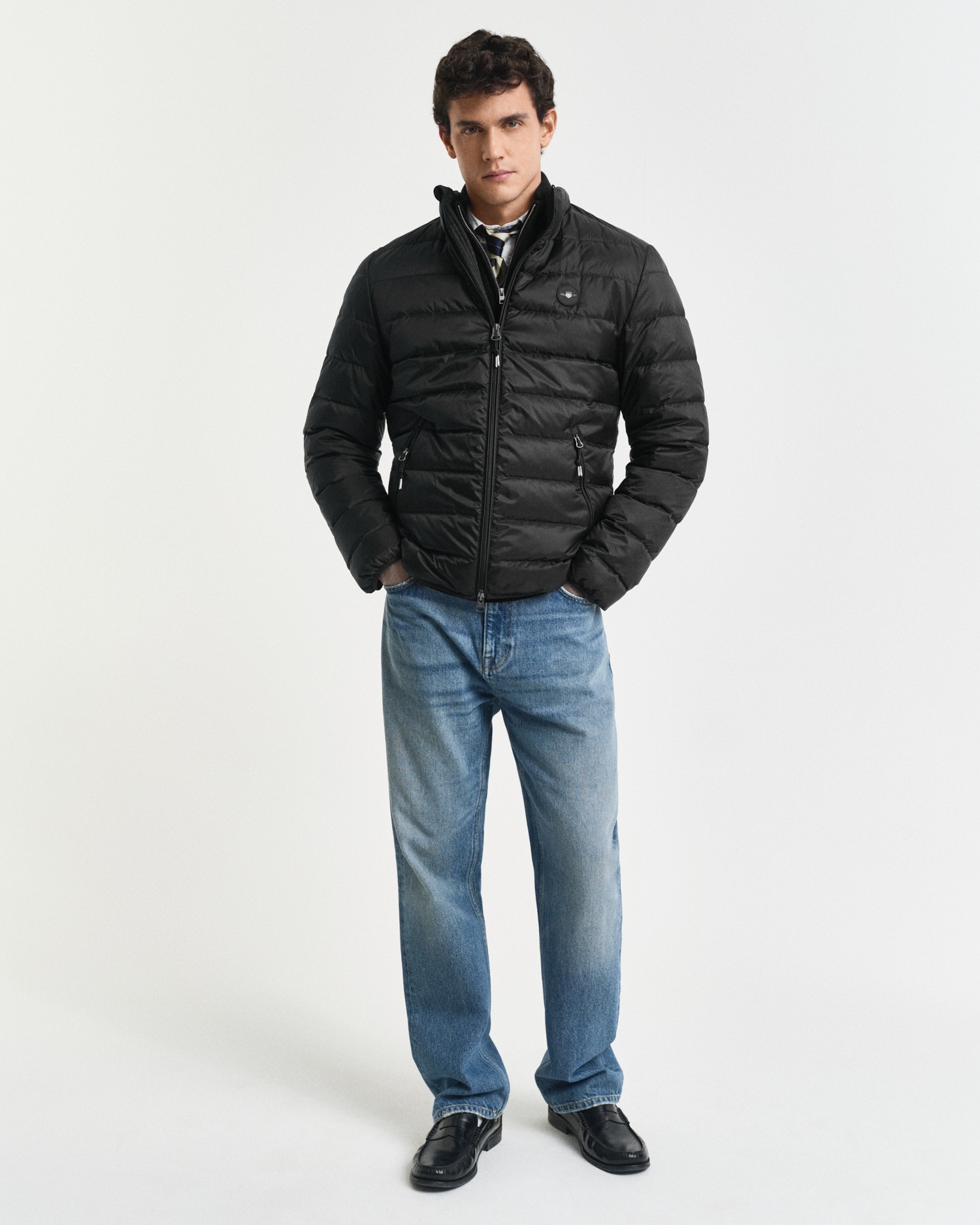 Gant Veste matelassée »LIGHT DOWN JACKET« 2-Wege-Reissverschluss, Übergangsjacke, regular fit