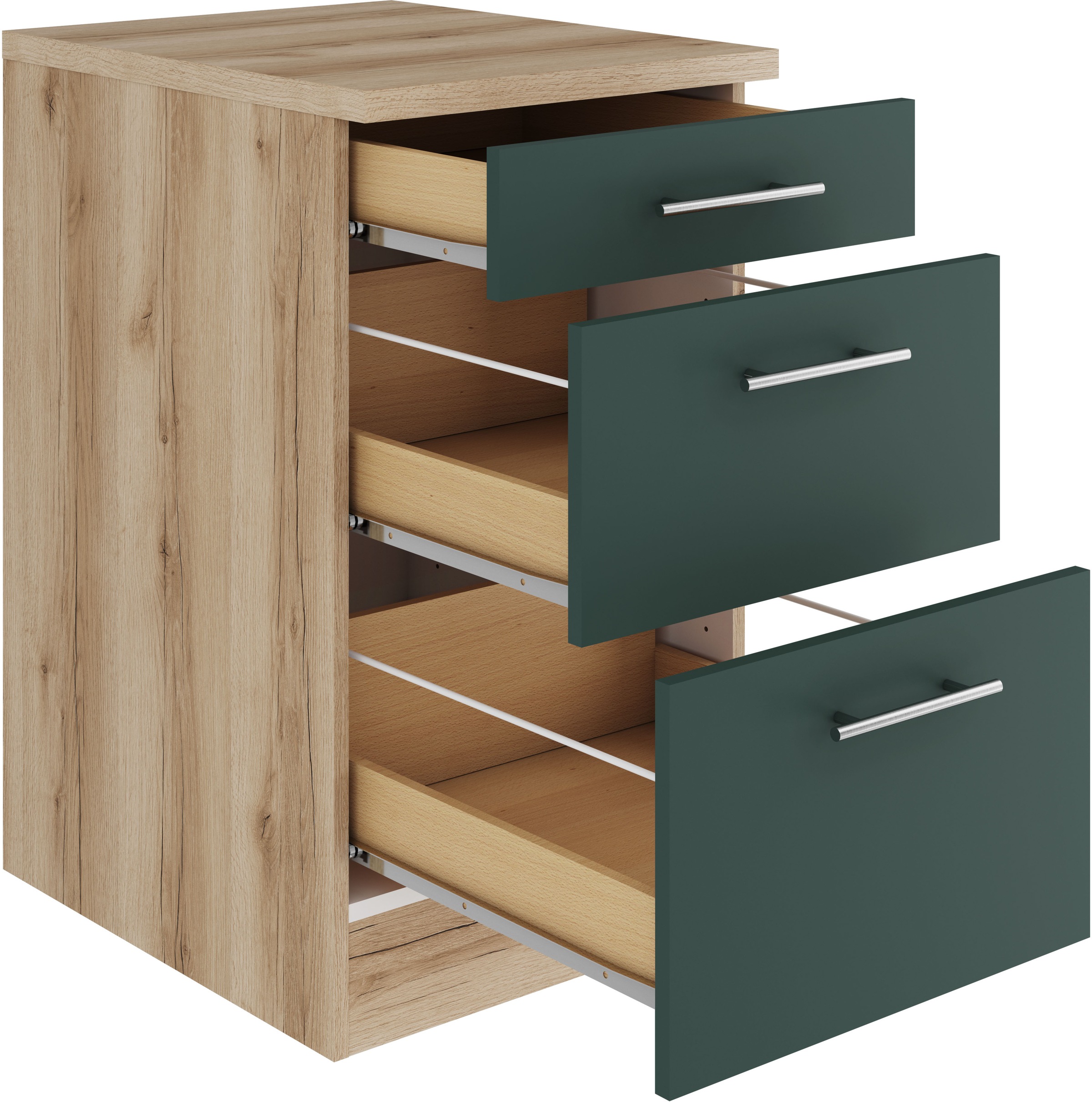 OPTIFIT Armoire basse »Bella« Breite 50 cm, 2 Auszüge, 1 Schubkasten
