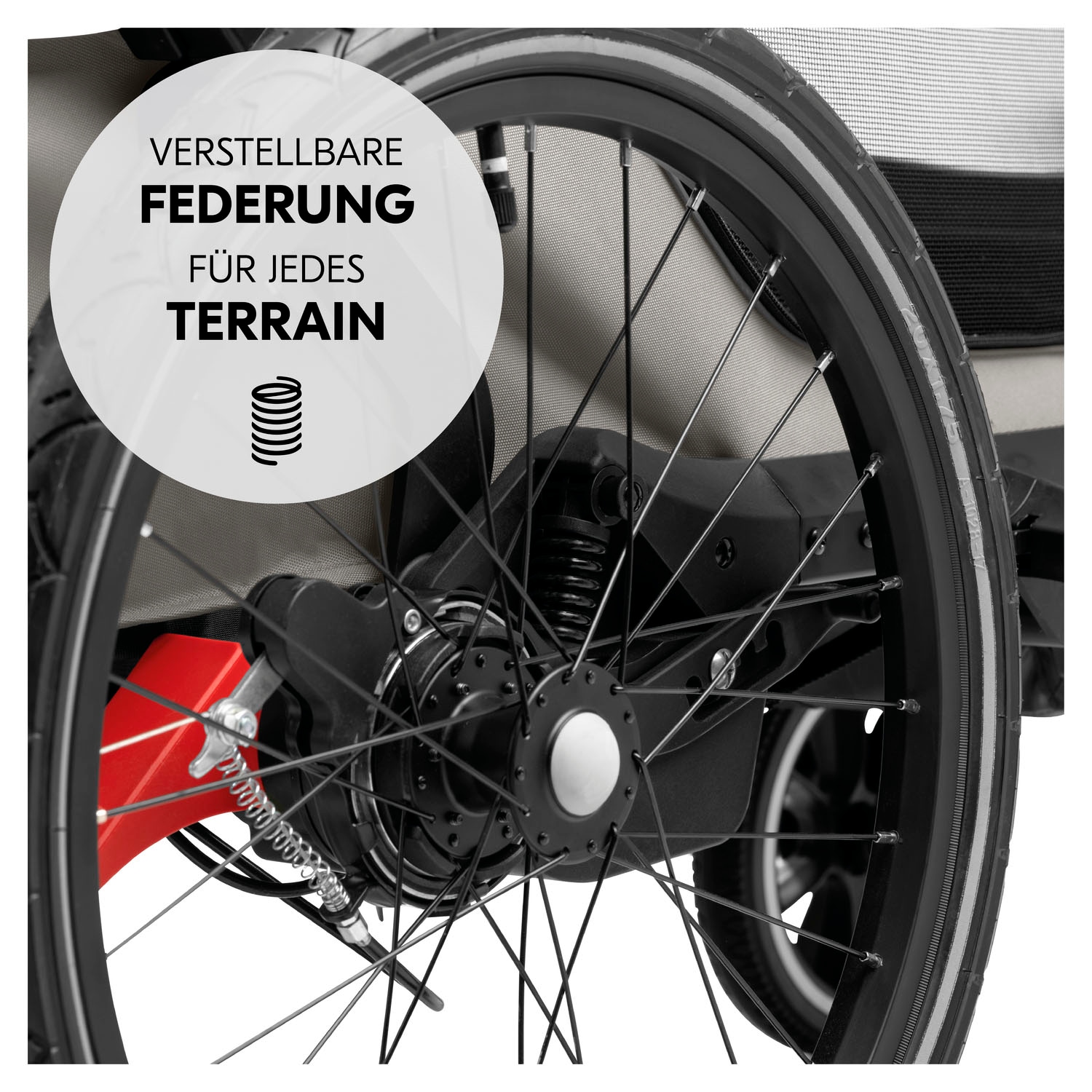 Hauck Fahrradkinderanhänger »Bike N Walk Duo« für 2 Kinder, inkl. Deichsel