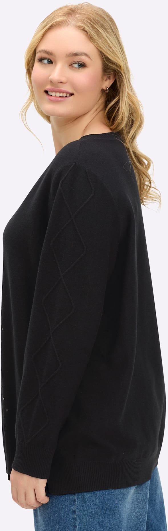 Sheego Rundhalspullover »Pullover«
