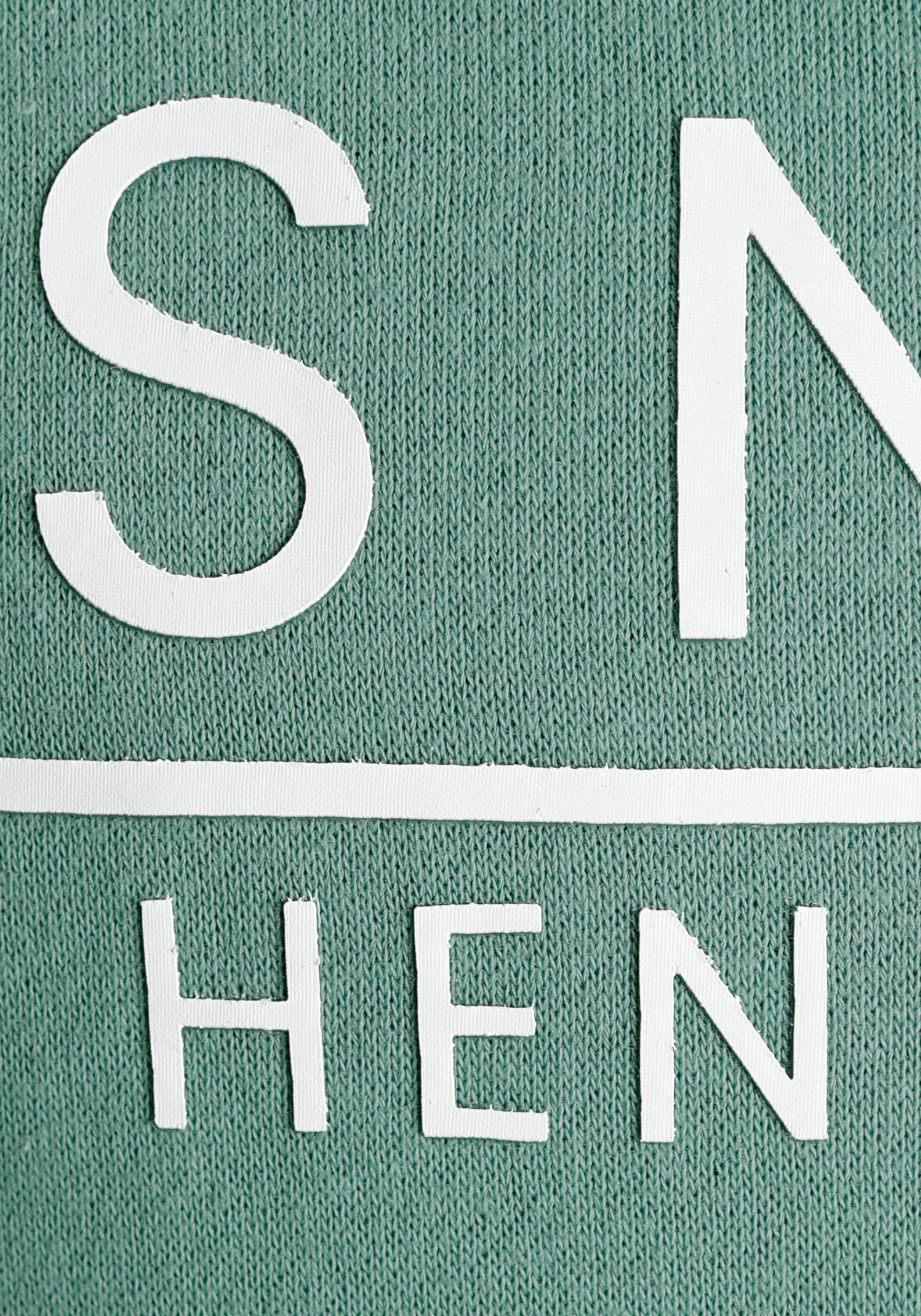 H.I.S Sweatshirt , bedrucktes Design,  mit Kapuze und Kordel,  aus Baumwollmischung
