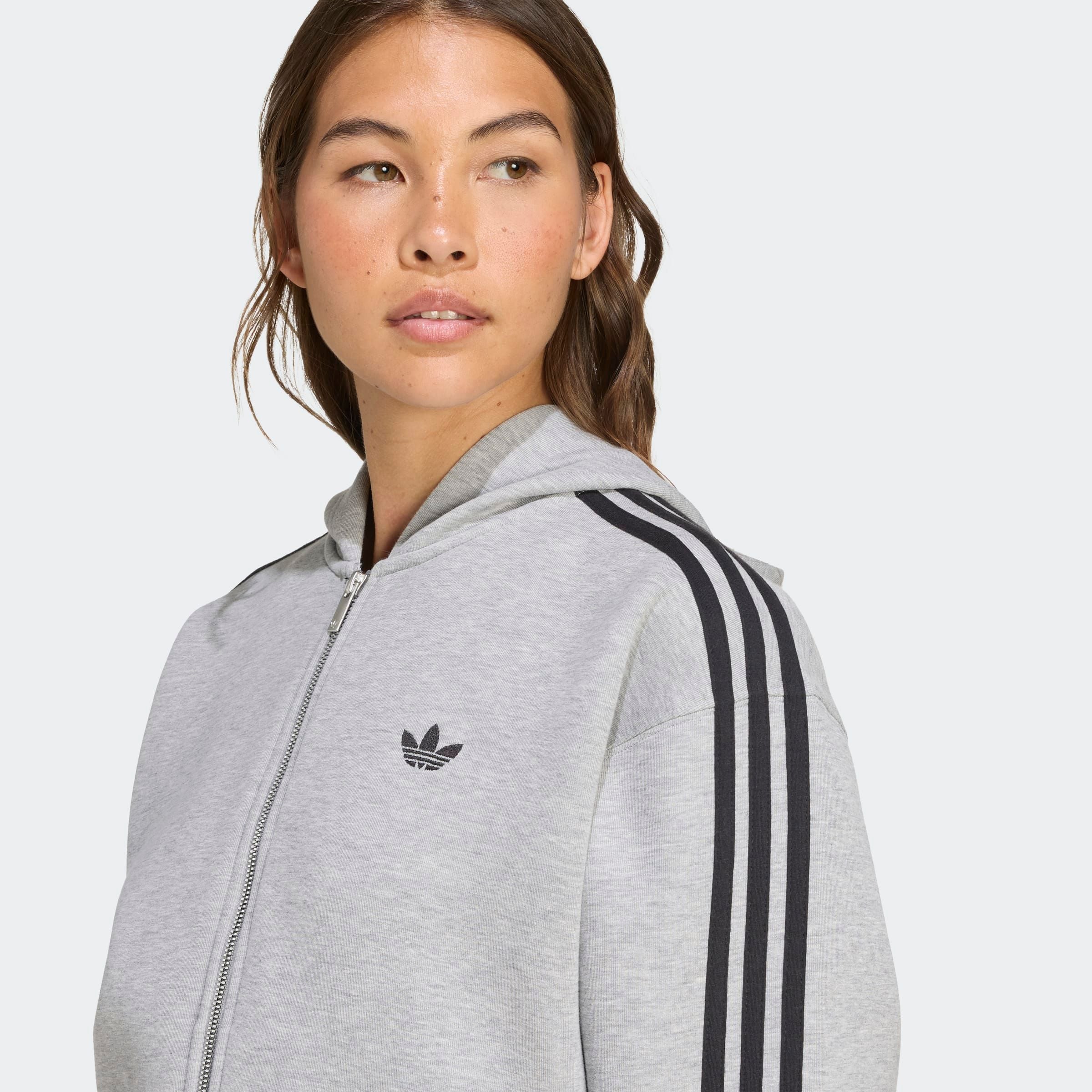 adidas Originals Veste sweat »SPACER 3S FZ« 1 cuis mit Kapuze, aus Baumwolle und Polyester, für Alltag