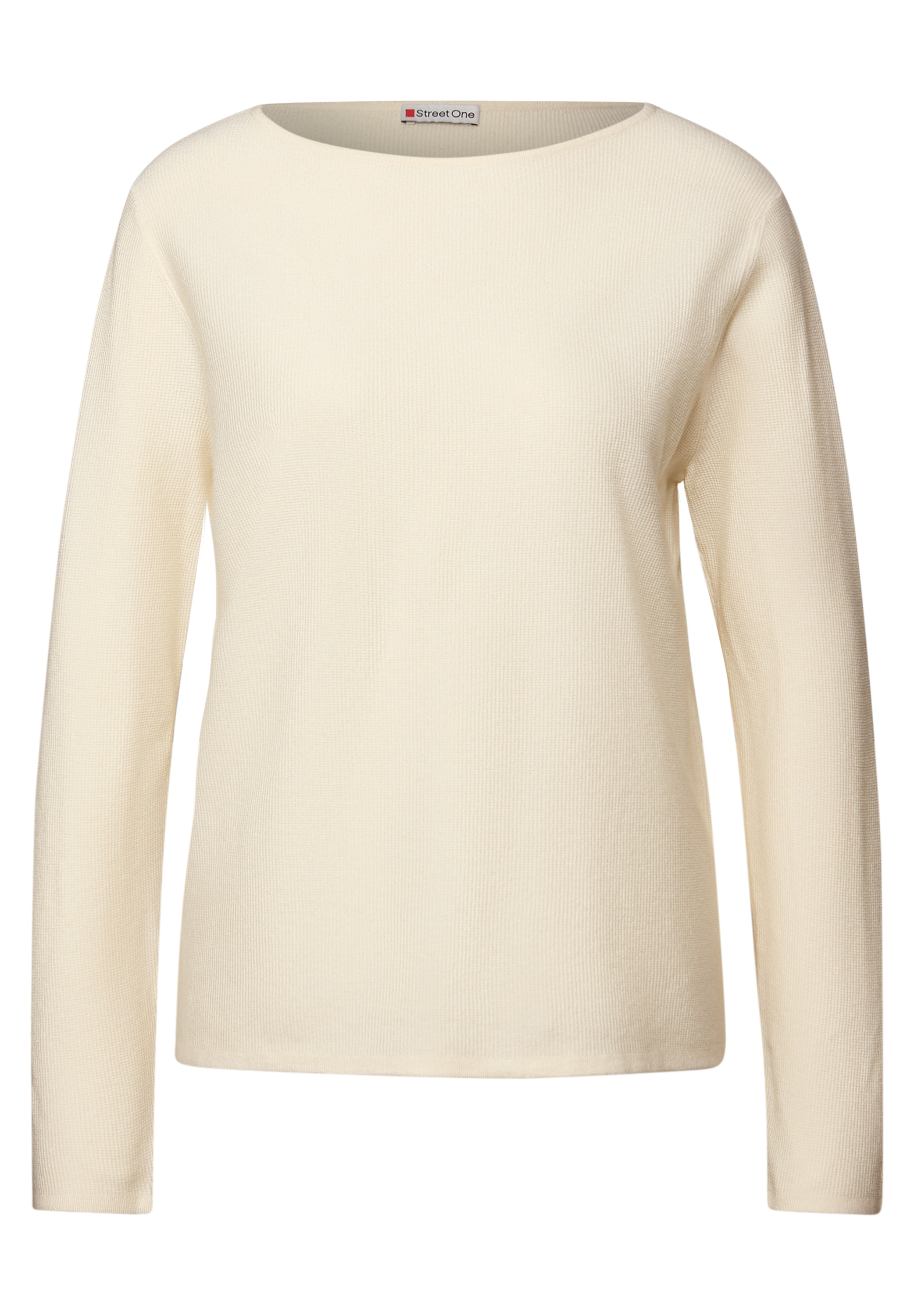 STREET ONE Pull en tricot mit U-Boot-Ausschnitt