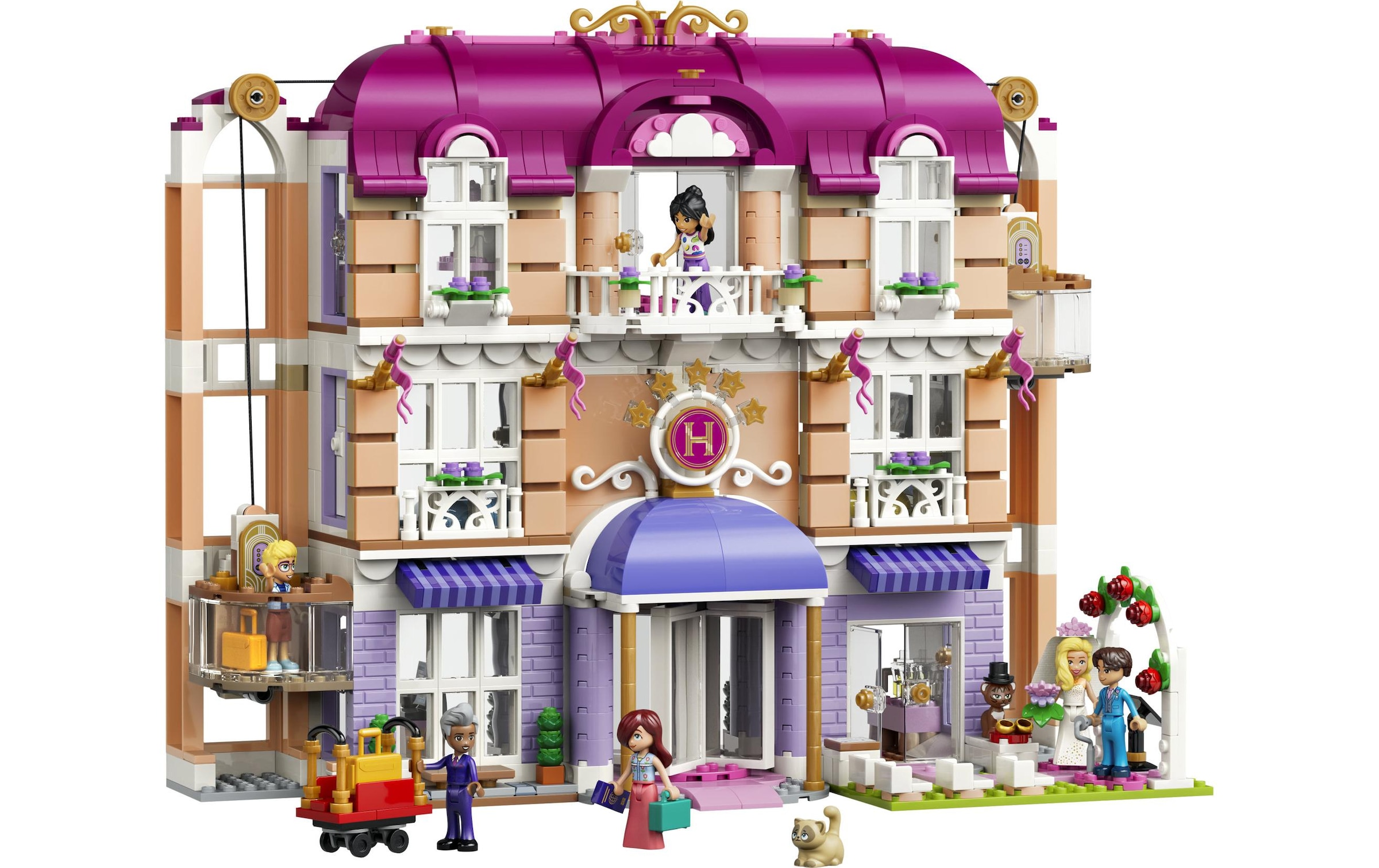 LEGO® Pions de construction »Das Grandhotel von Heartlake City (42704), LEGO Friends« fabriqué en Europe