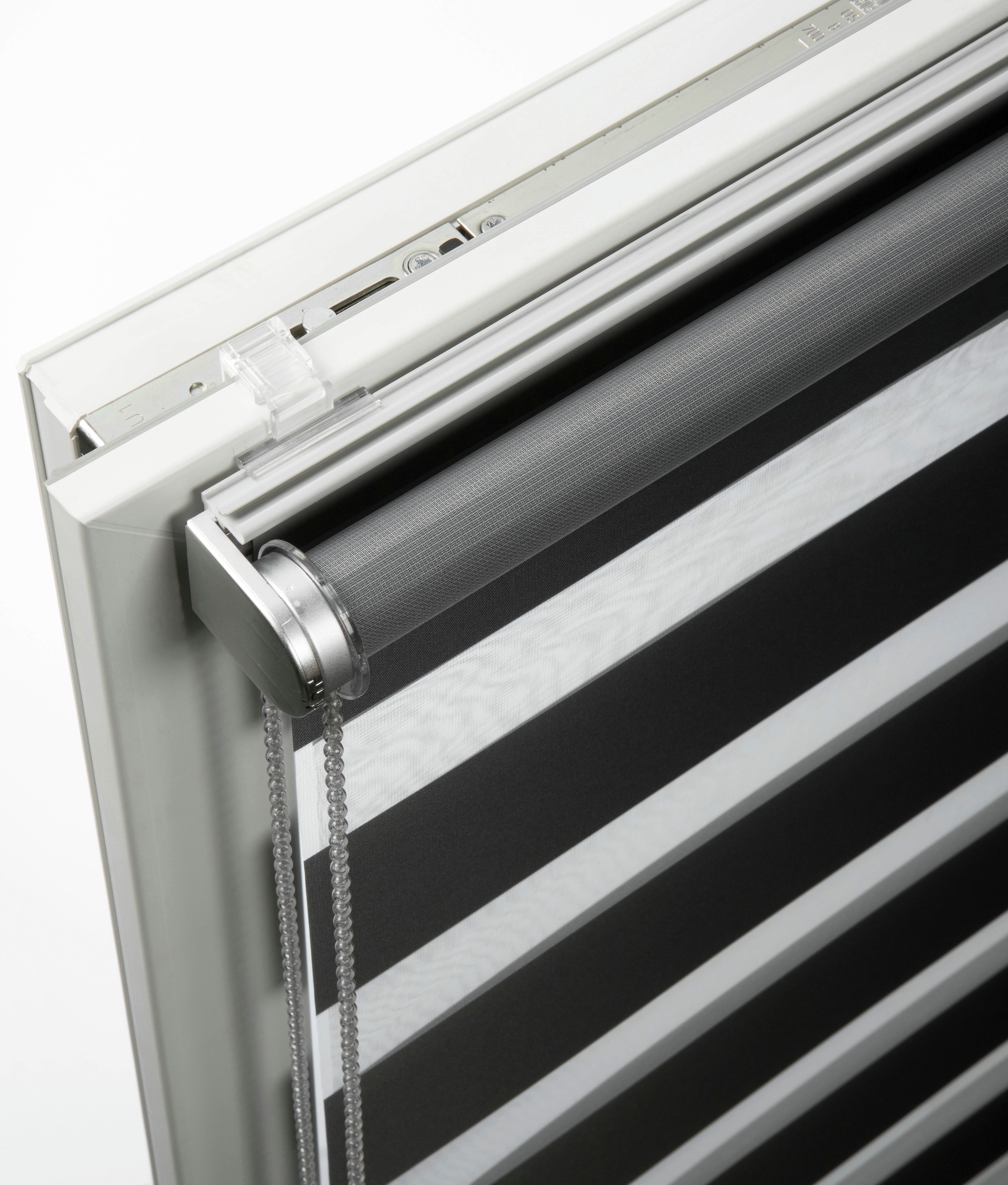 SCHÖNER WOHNEN-Kollektion Store double »Tilda« transparent Avec perçage / sans perçage suspendu librement geklemmt, silberne oder weisse Rollo-Technik