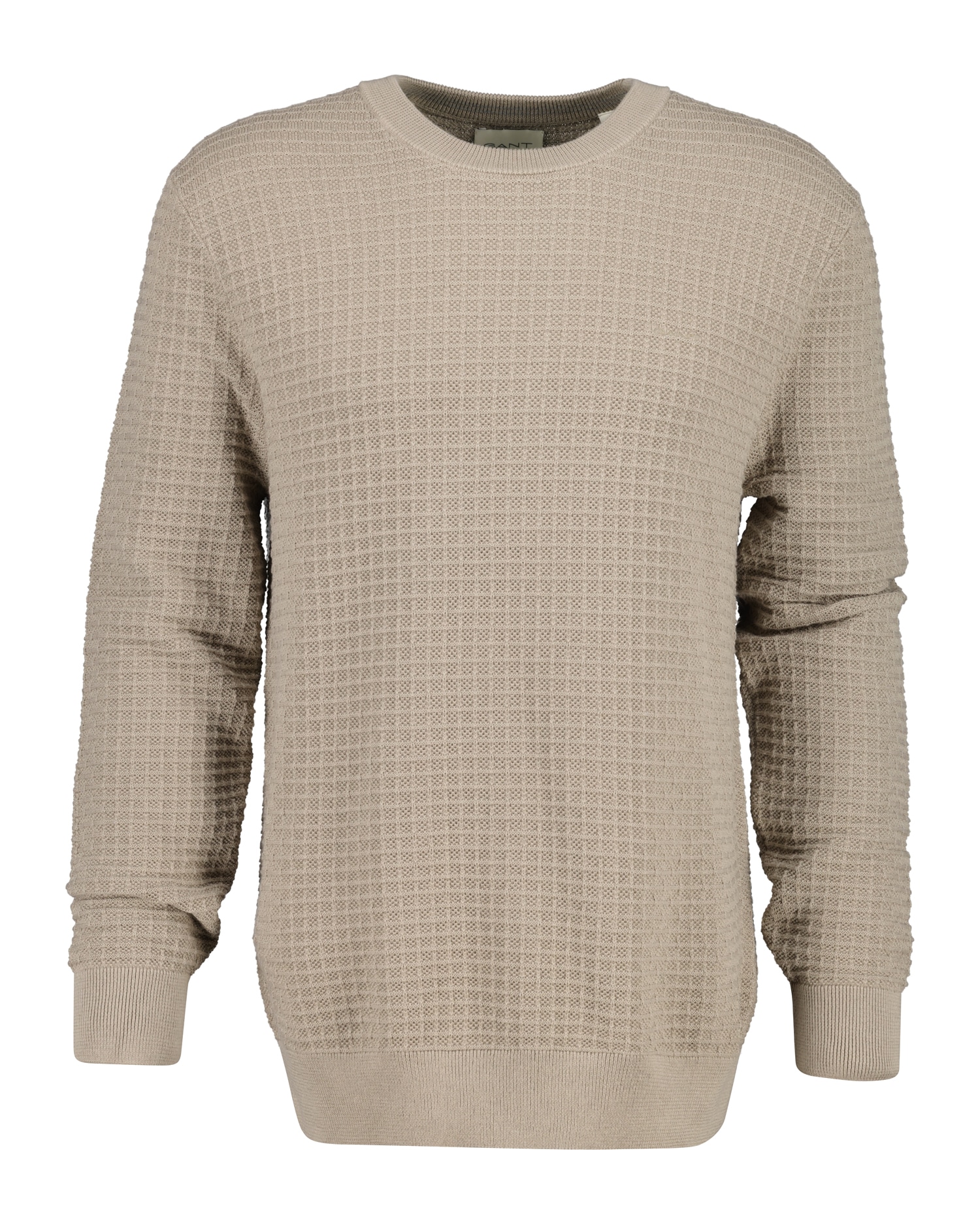 Gant Pull à col rond »COTTON TEXTURE C-NECK« Coupe régulière avec col rond