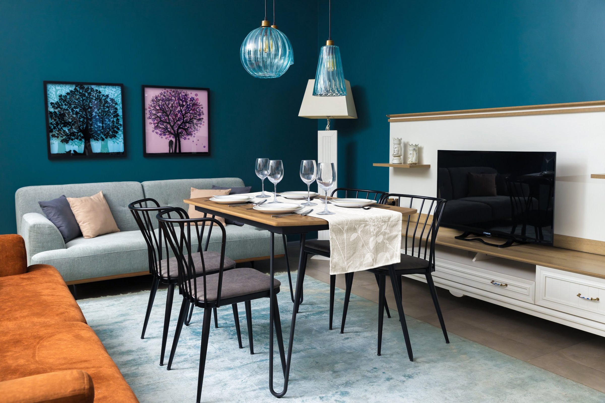 GOODproduct Tischläufer »Linnah« Uni, strukturiert, Esszimmer, Dekoration Zimmer, basic,