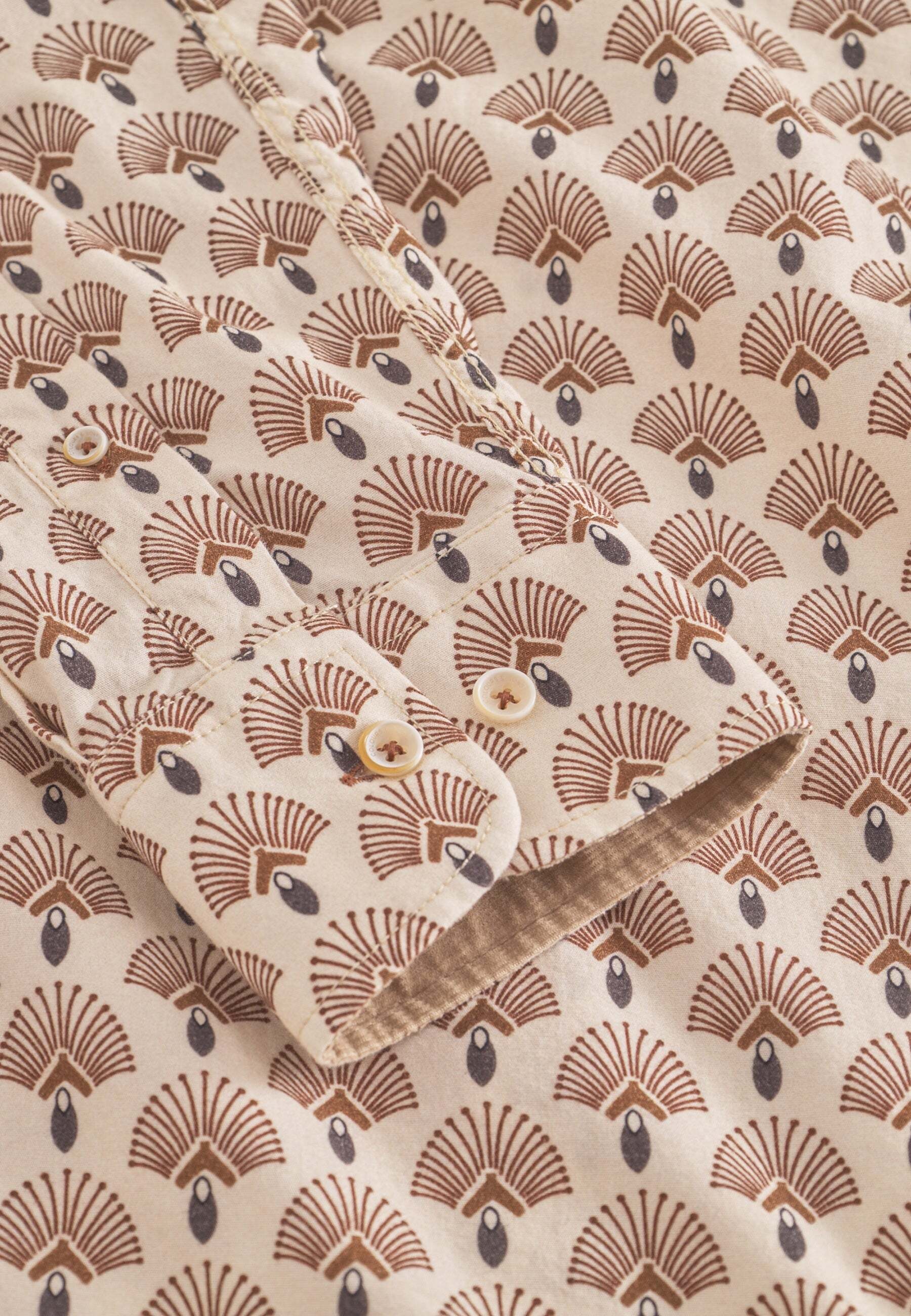 colours & sons Langarmhemd »colours & sons Langarmhemd Shirt Printed«