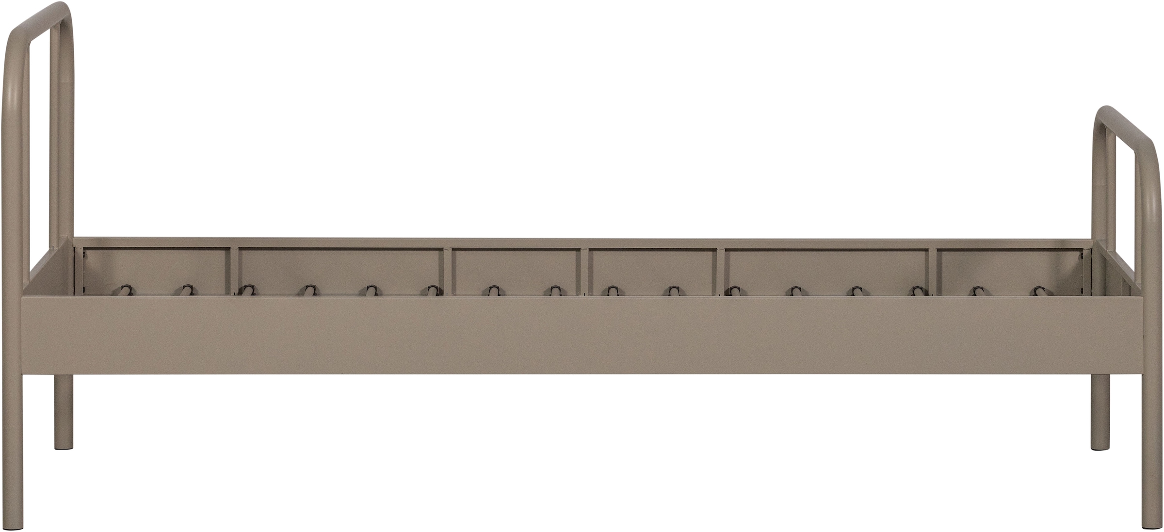 WOOOD Sommier »Mata Stahlrahmen pulverbeschichtet, H 90 x B 208 x T 95 cm« Dimensions du matelas 90x200 cm, facile à monter, obligatoire à nettoyer