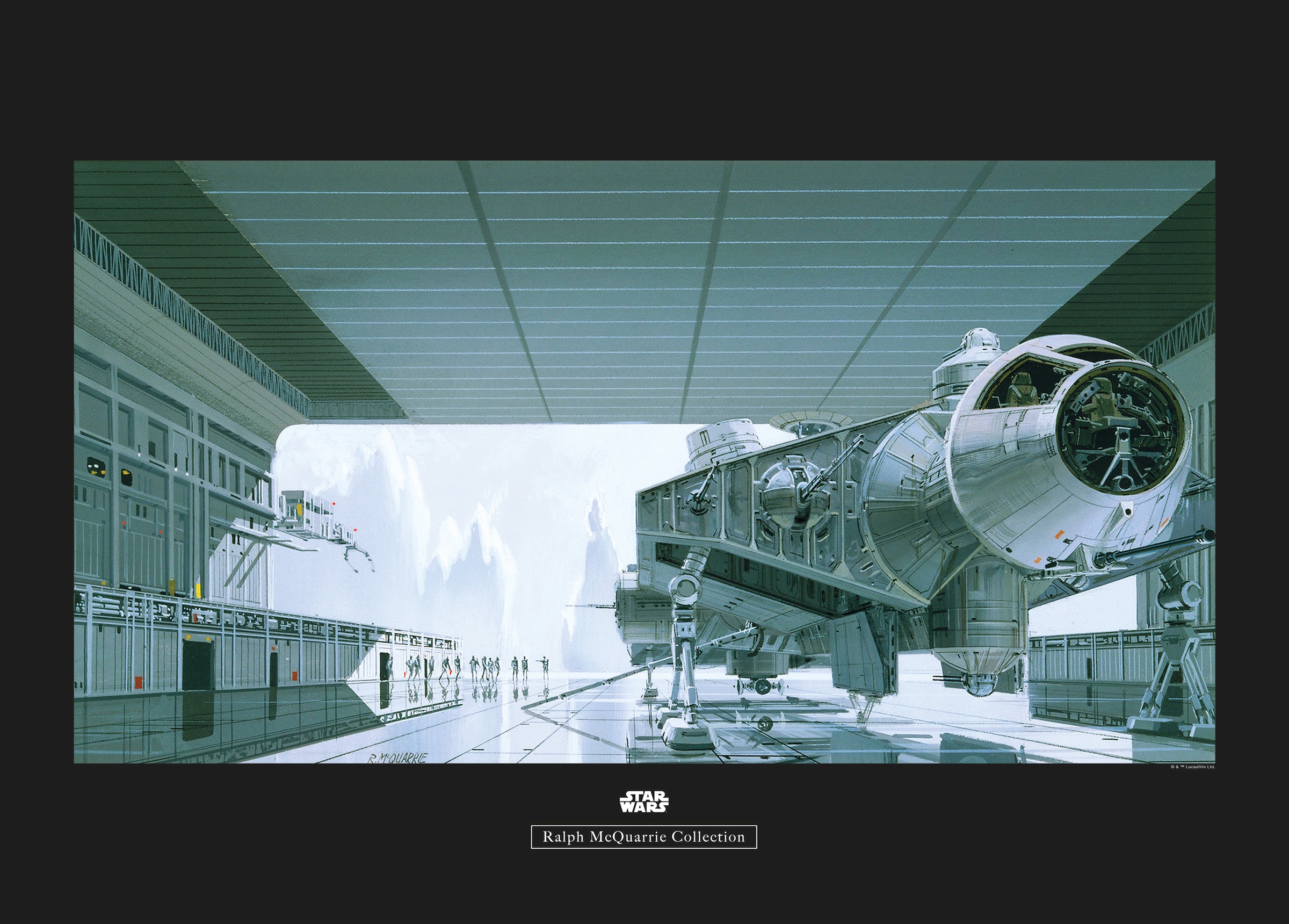 Komar Image »Star Wars Classic RMQ Hangar Shuttle« 1 cuis tlg. Wandbild zur Dekoration im Kinderzimmer - ohne Rahmen