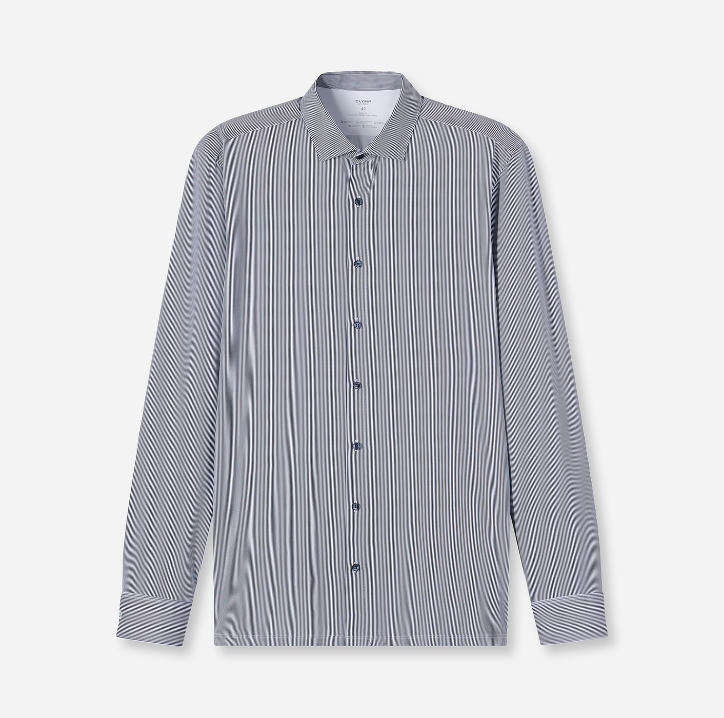 OLYMP Langarmhemd »Level Five 24/Seven« Businesshemd, body fit, Modern Kentkragen, bügelleicht