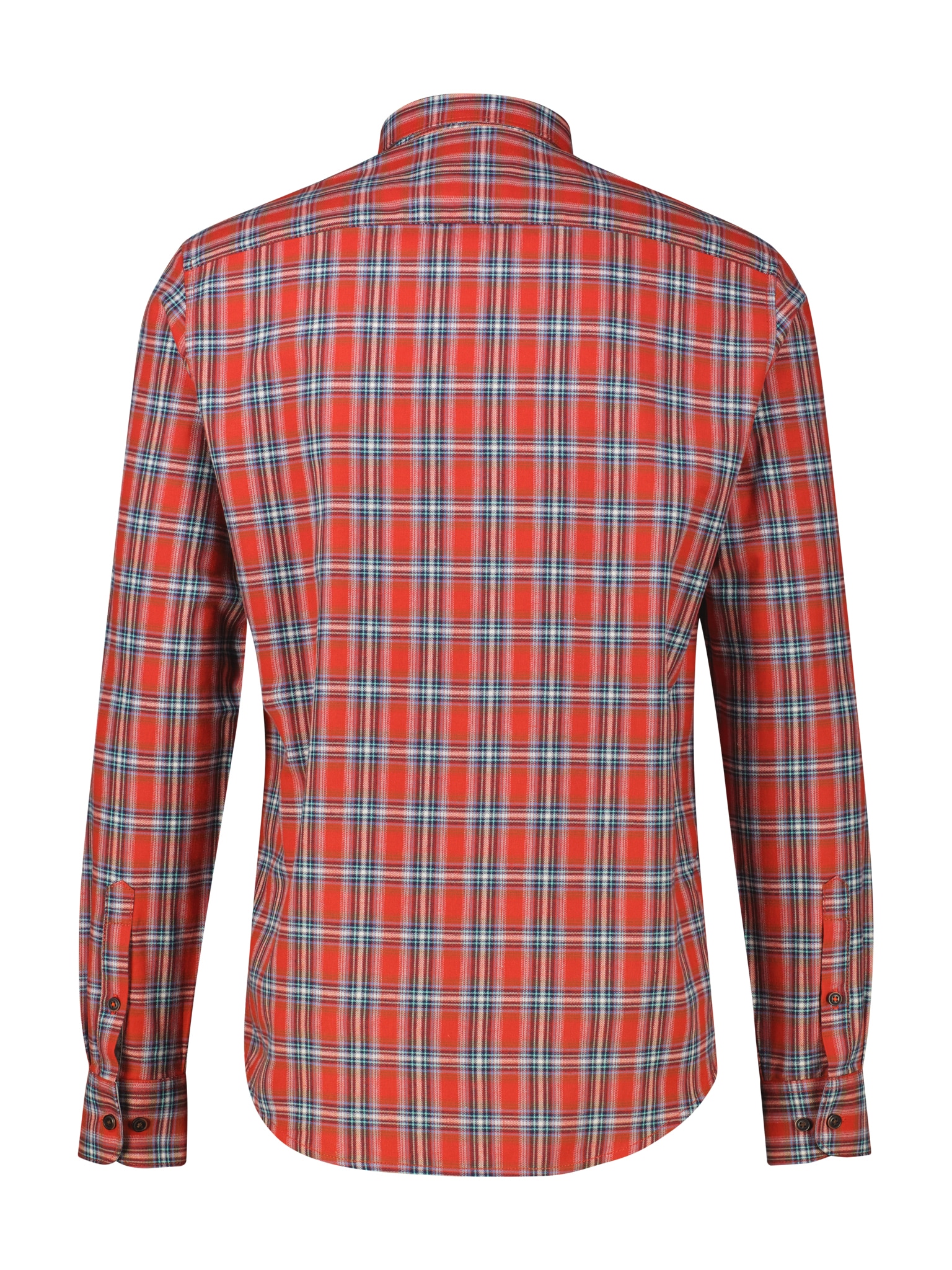 LERROS Chemise à carreaux manches longues, col boutonné