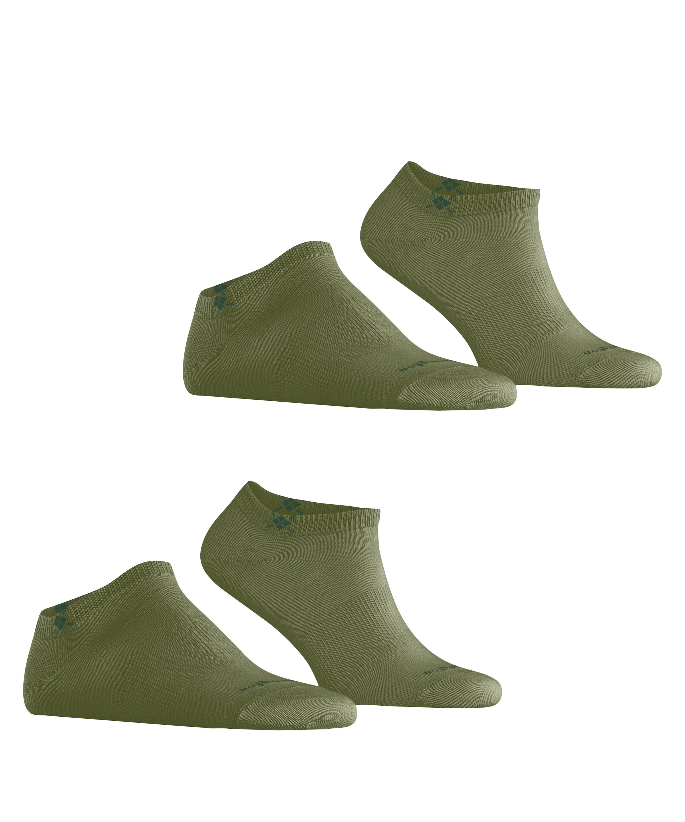 Burlington Sneakersocken »Everyday« 2 Paar,  unifarben, Einheitsgrösse 40-46, eingestricktes Burlington-Logo