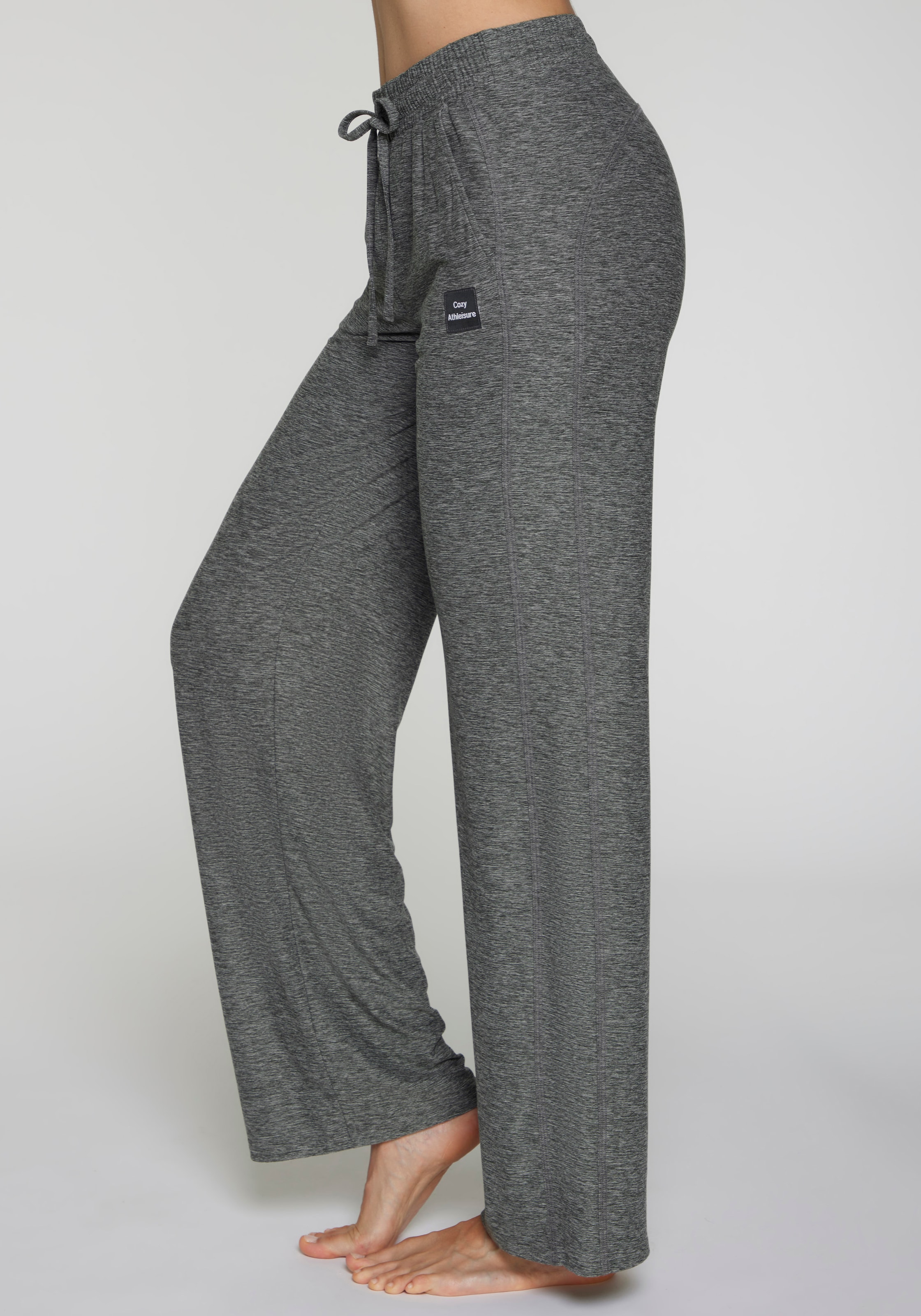 Vivance Active by Lascana Loungehose  mit weitem Bein und Teilungsnähte