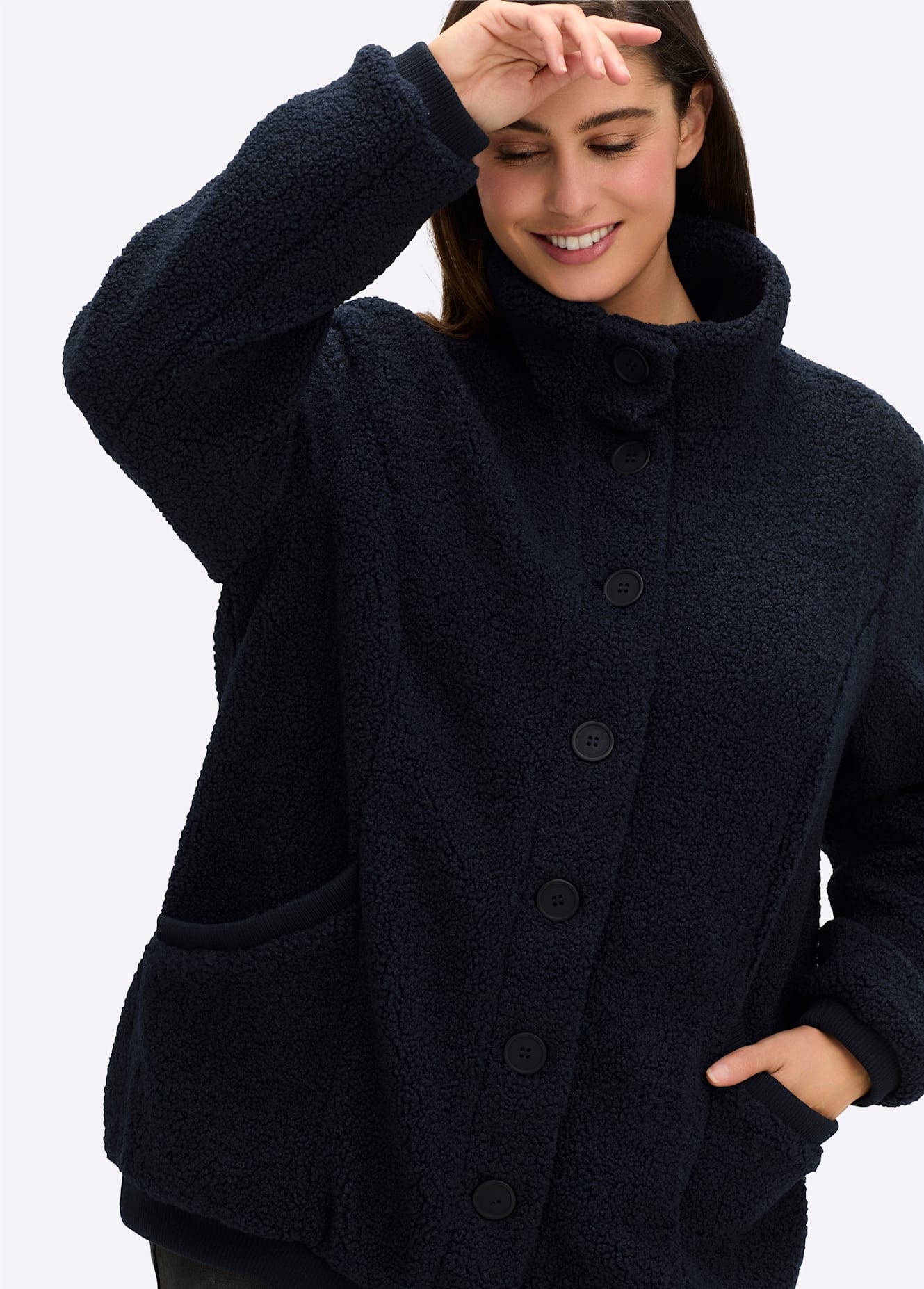 Sheego Blouson ohne Kapuze