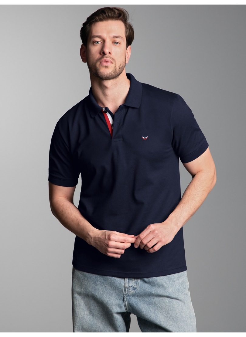 Trigema Polo »TRIGEMA Poloshirt mit dreifarbiger Knopfleiste« 1 cuis