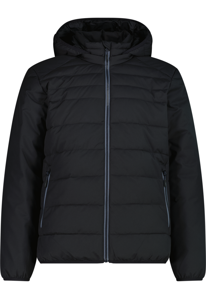 CMP Veste matelassée »MAN JACKET SNAPS HOOD« avec capuche Avec capuche amovible, en polyester