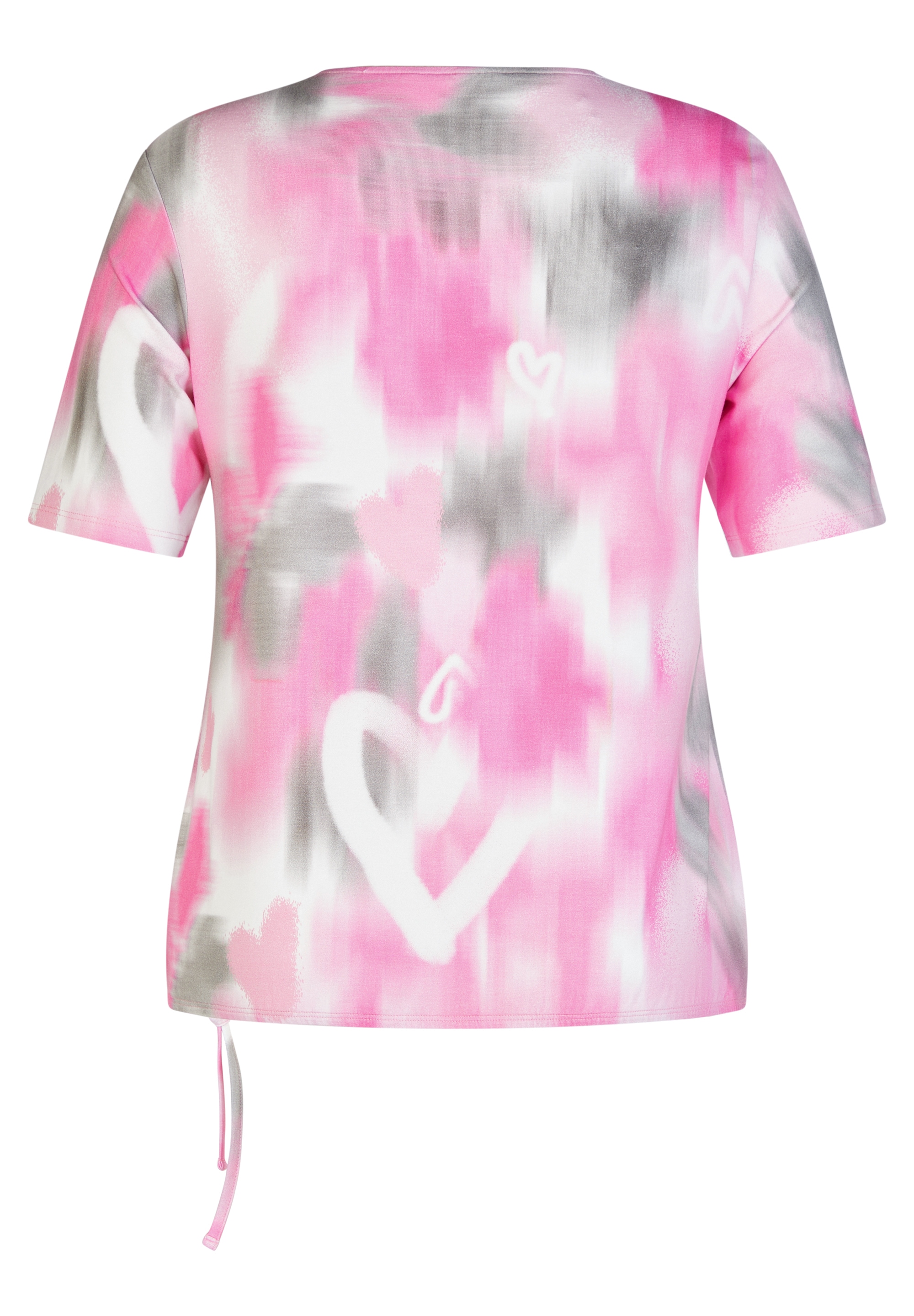 Rabe T-Shirt mit grafischem Muster und Glitzersteinen