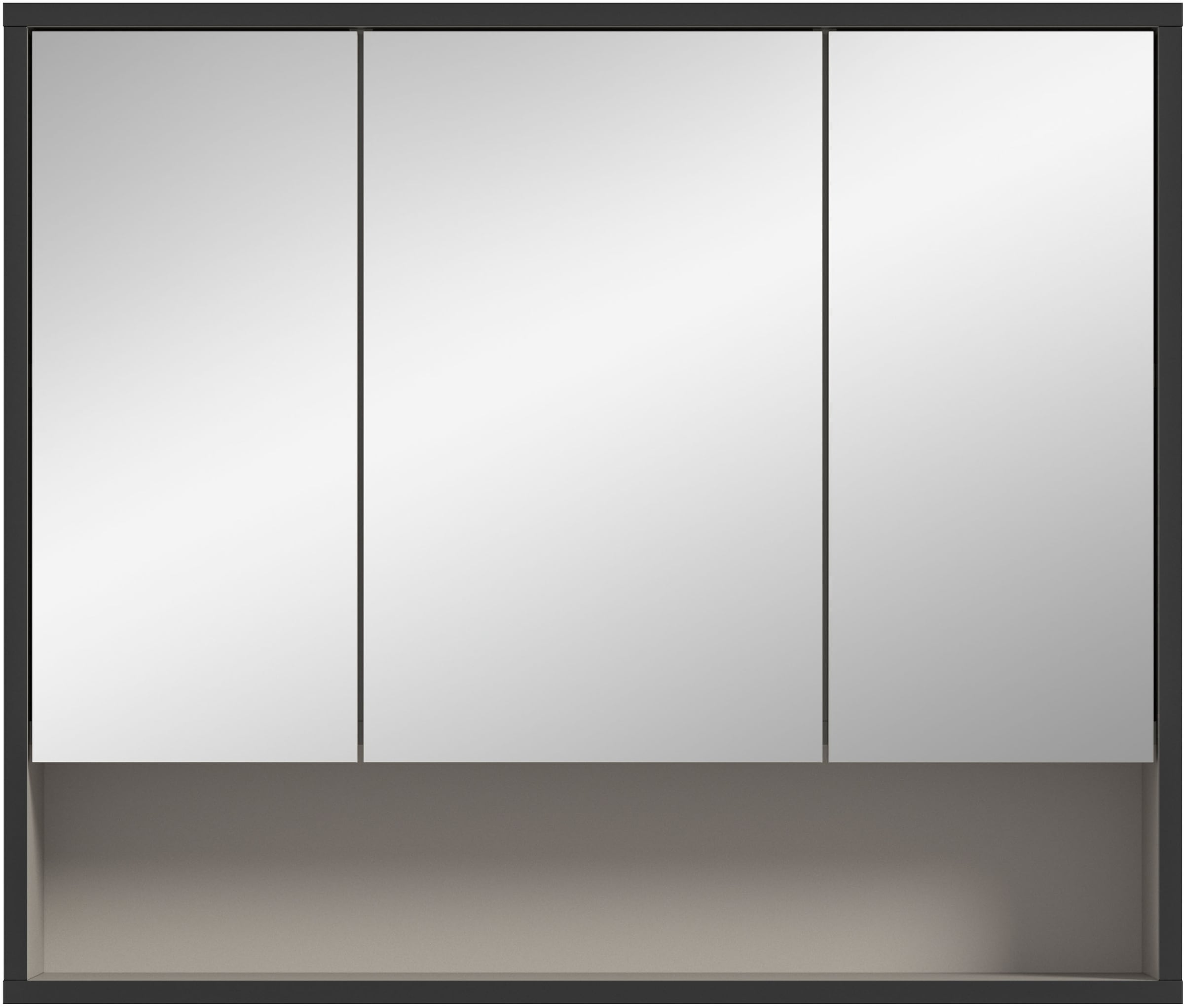 welltime Spiegelschrank »Locri, Höhe 68 cm, 2 Spiegeltüren« 1 Stk. tlg. modernes Design, Spiegelschrank, Badschrank, Bad