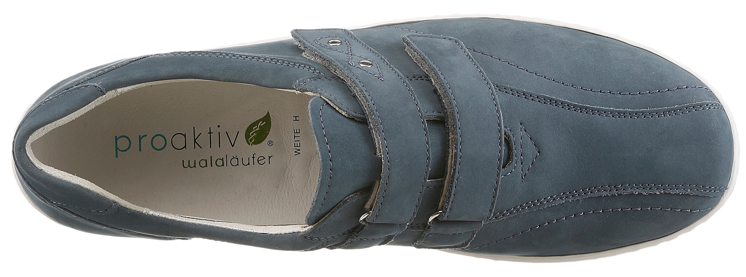Waldläufer Chaussures à scratch »HENNI«  chaussure confort, chaussure de loisirs, chaussure basse avec clous et largeur H