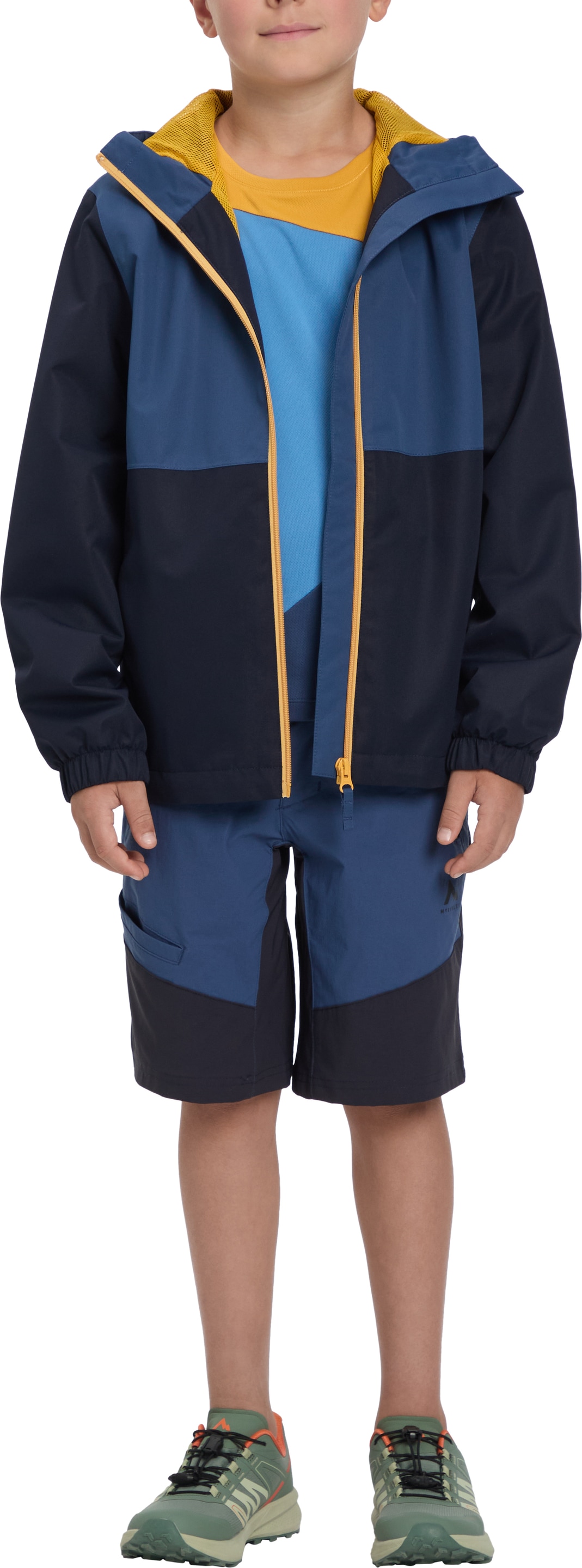 McKINLEY Veste d'extérieur »JU.-FUNKTIONS-JACKE TERANG II SHL B« avec capuche Fermetures éclair contrastées, look colorblock