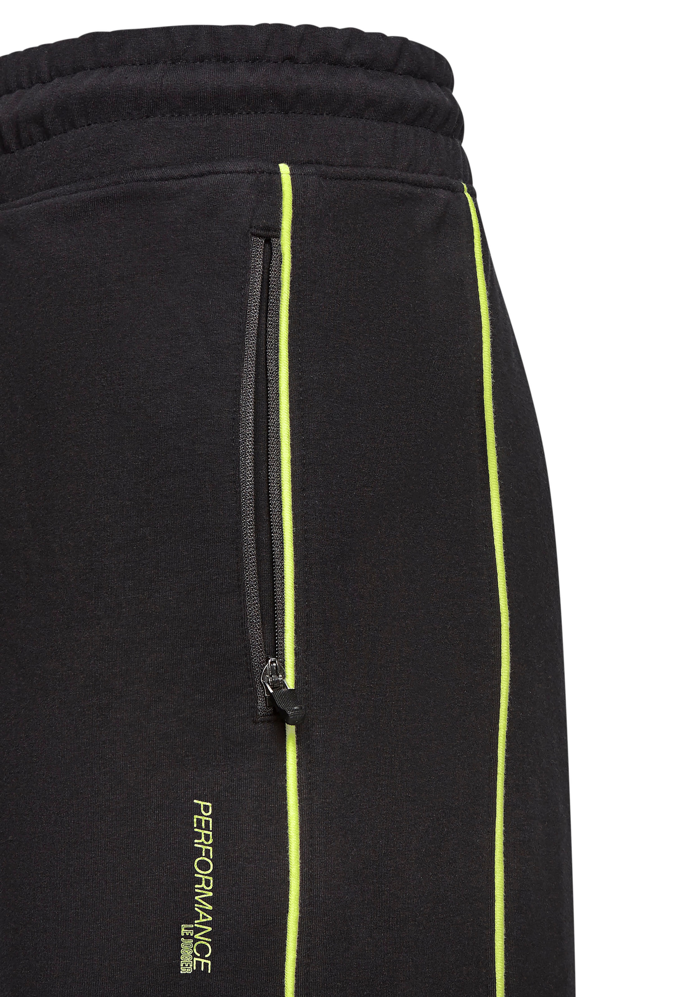 Le Jogger Performance Sporthose  mit praktischen Reissverschlusstaschen und Kontrastdetails