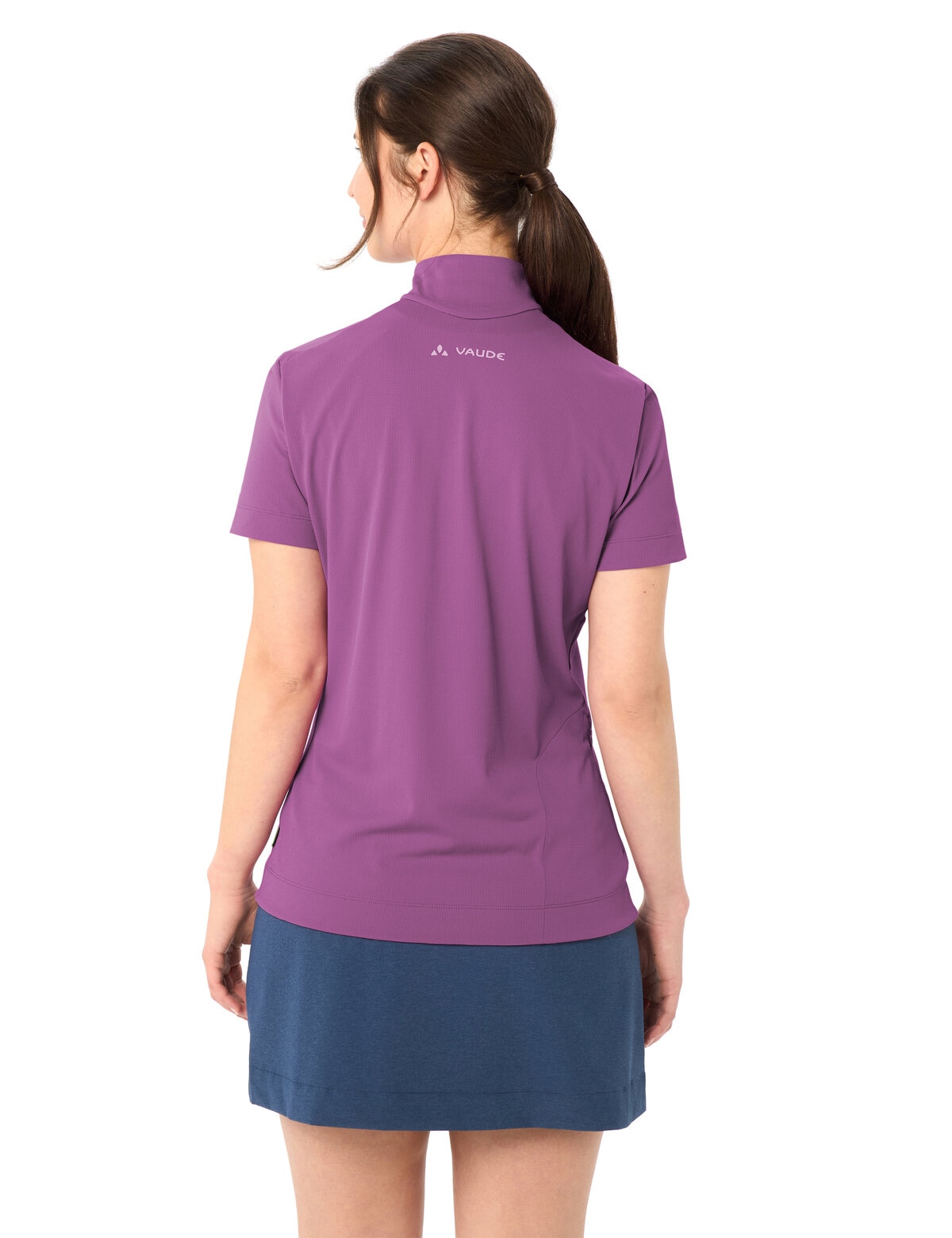 VAUDE Maillot de cyclisme »Women's Adlux HZ Shirt« pour vélo, pour adultes, coupe sportive