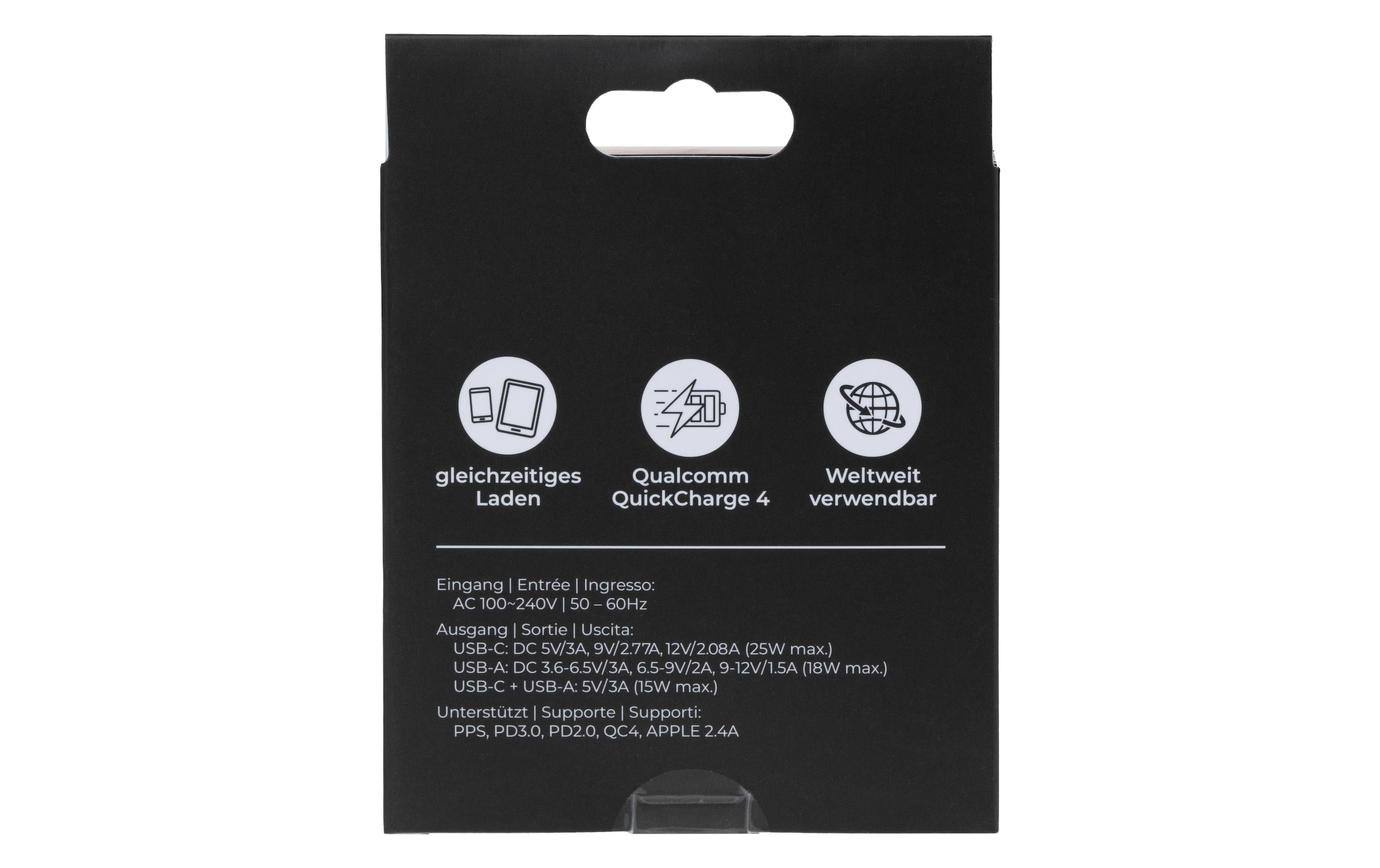 onit USB-Ladegerät »USB-C 25W + USB-A 18W«