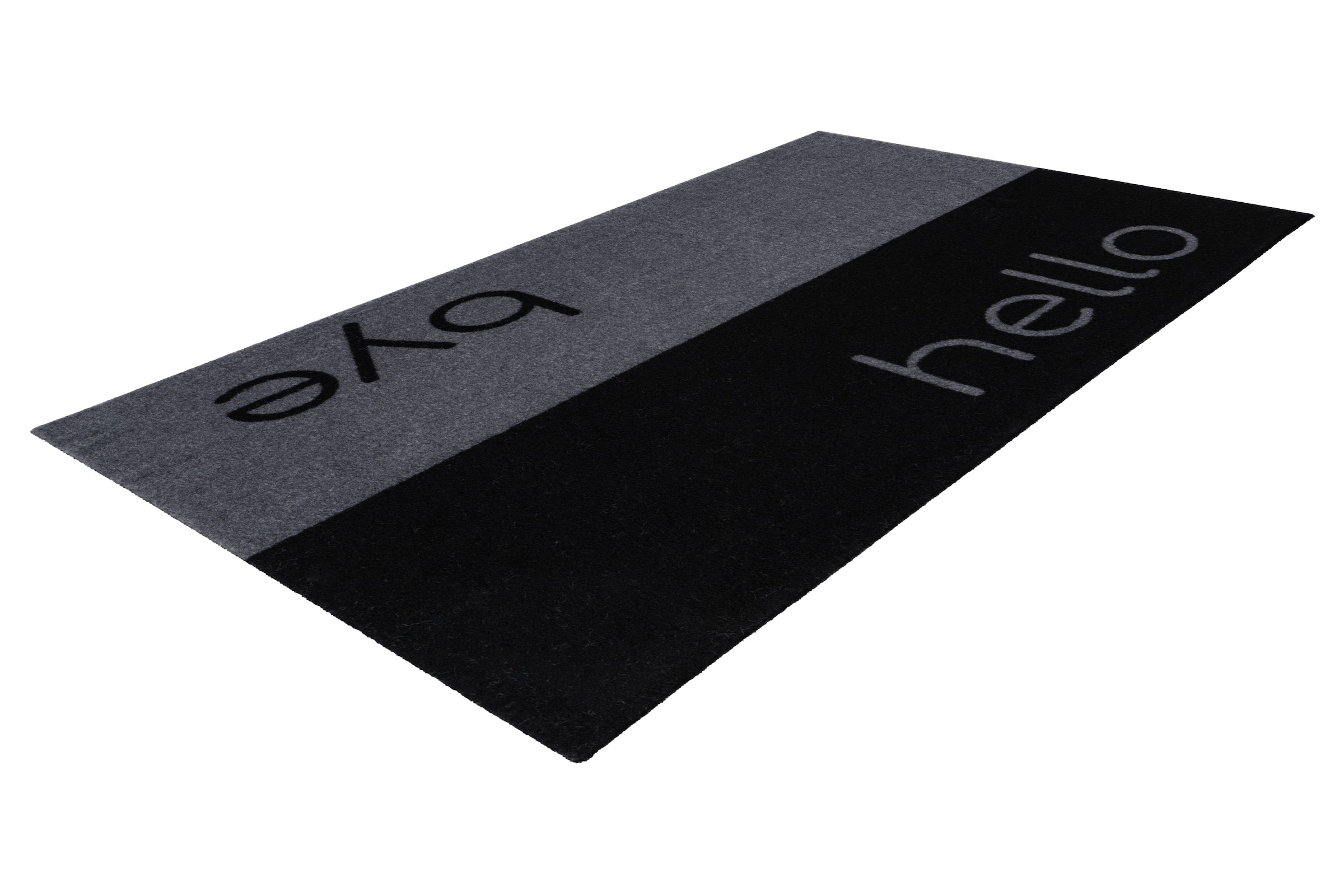 Kayoom Tapis de sol »Cosy Entry 325« Rectangulaire 6 mm Höhe Türmatte, Schmutzfang, Hello, Eingang