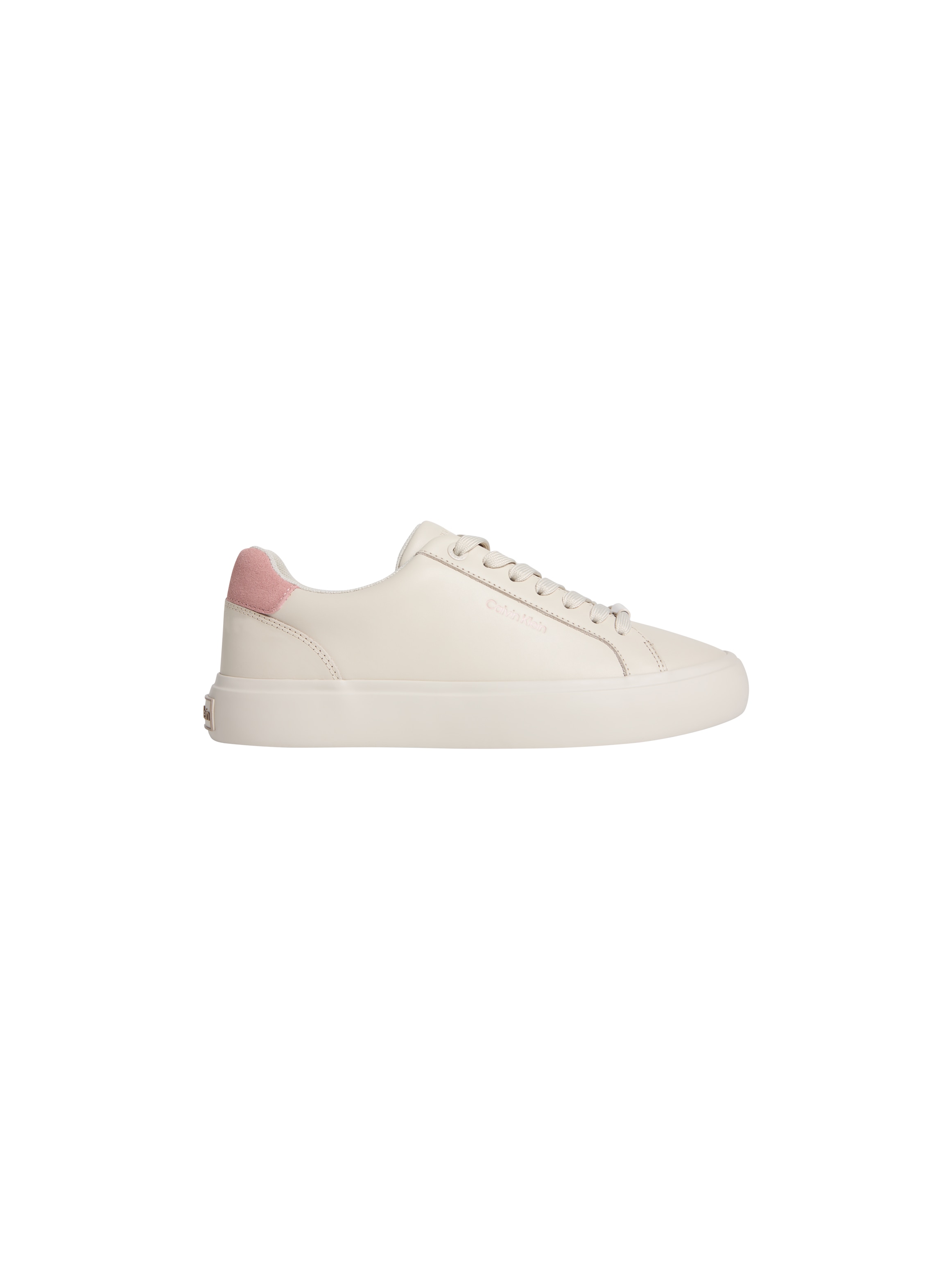 Calvin Klein Baskets à plateforme »VULC LACE UP LTH MIX«  chaussure décontractée à lacets, sneaker de loisirs avec logo CK