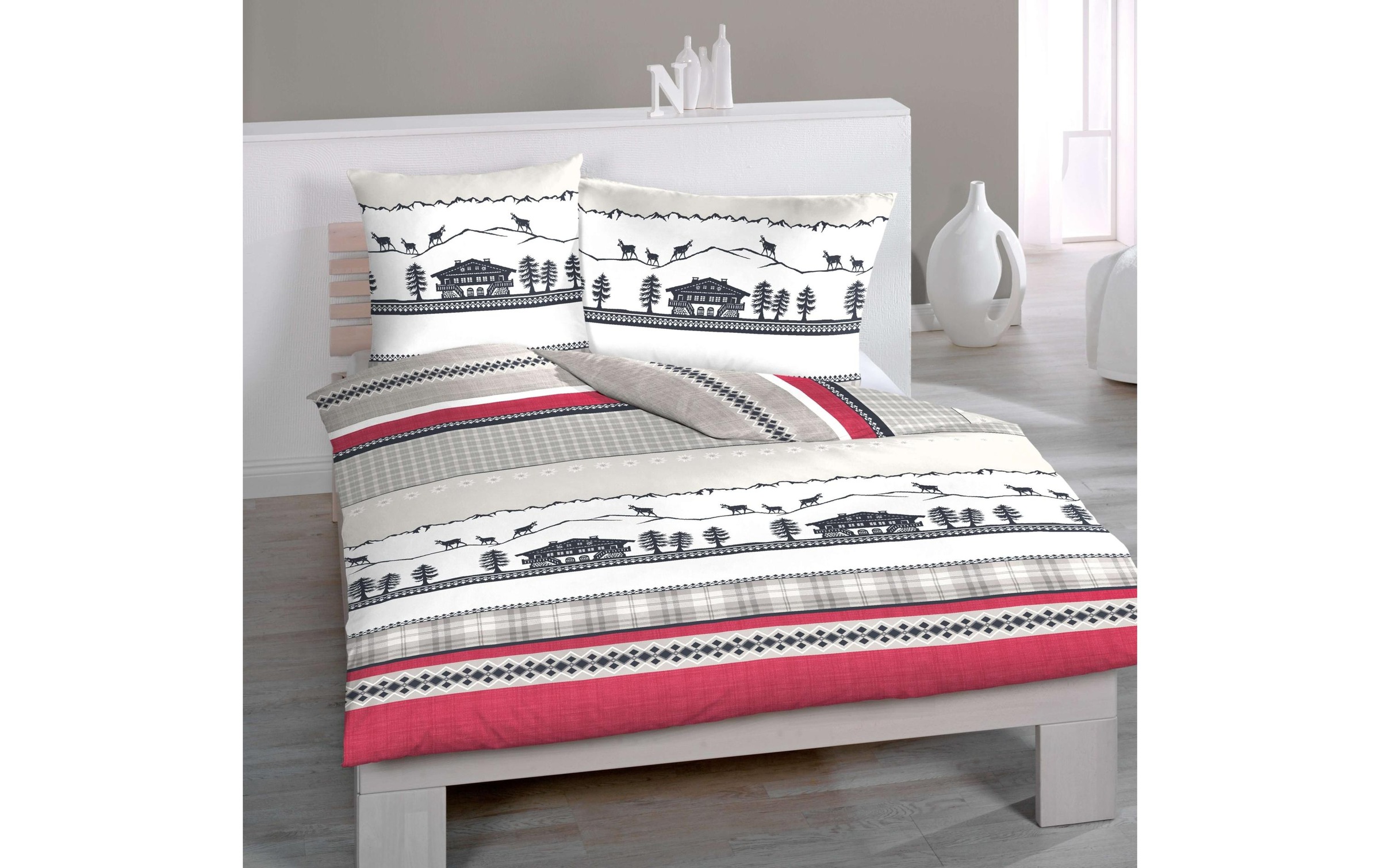 HOME FASHION Kissenbezug »Home Fashion Kopfkissenbezug Satin Cosalina«