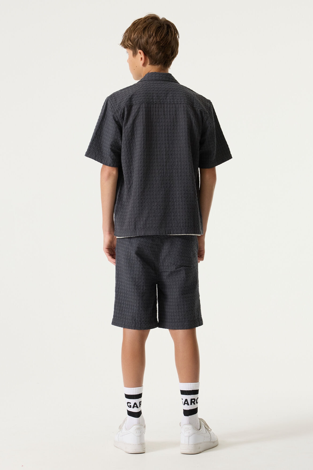 Garcia Short  en aspect gaufré avec cordon de serrage, pour garçons