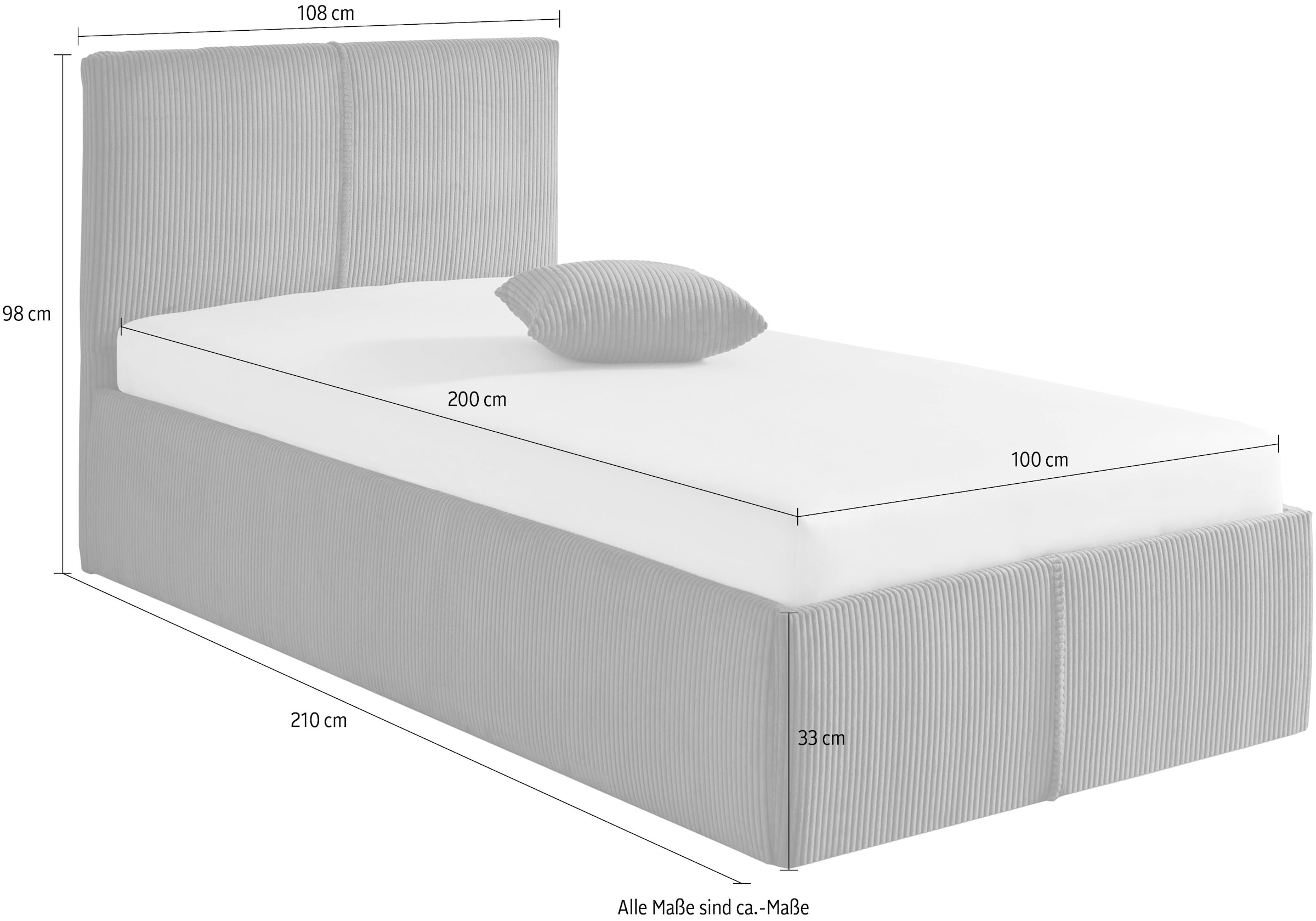 Westfalia Schlafkomfort Lit rembourré