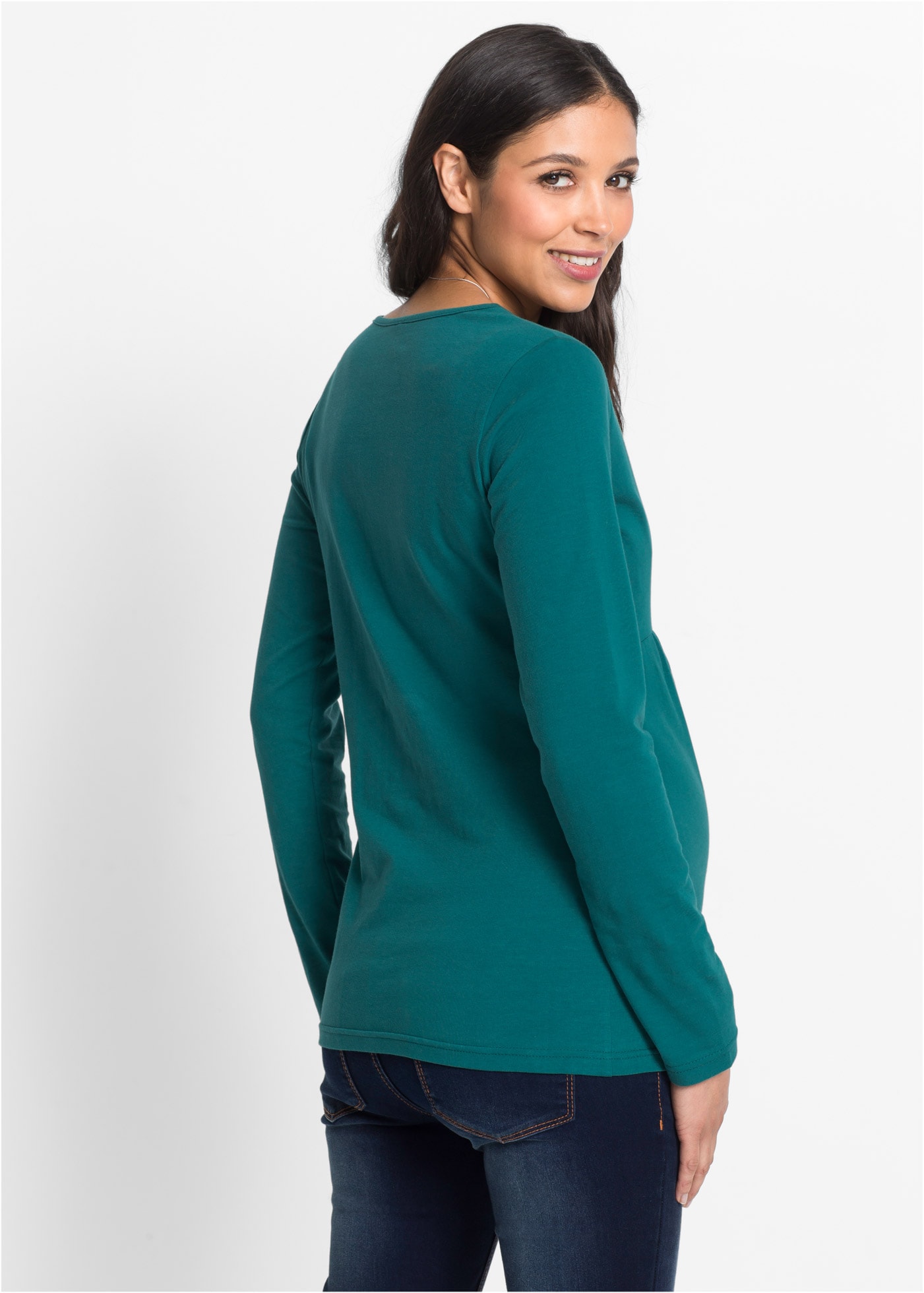 bonprix T-shirt d'allaitement , 2-in-1 Umstands- und Stillshirt
