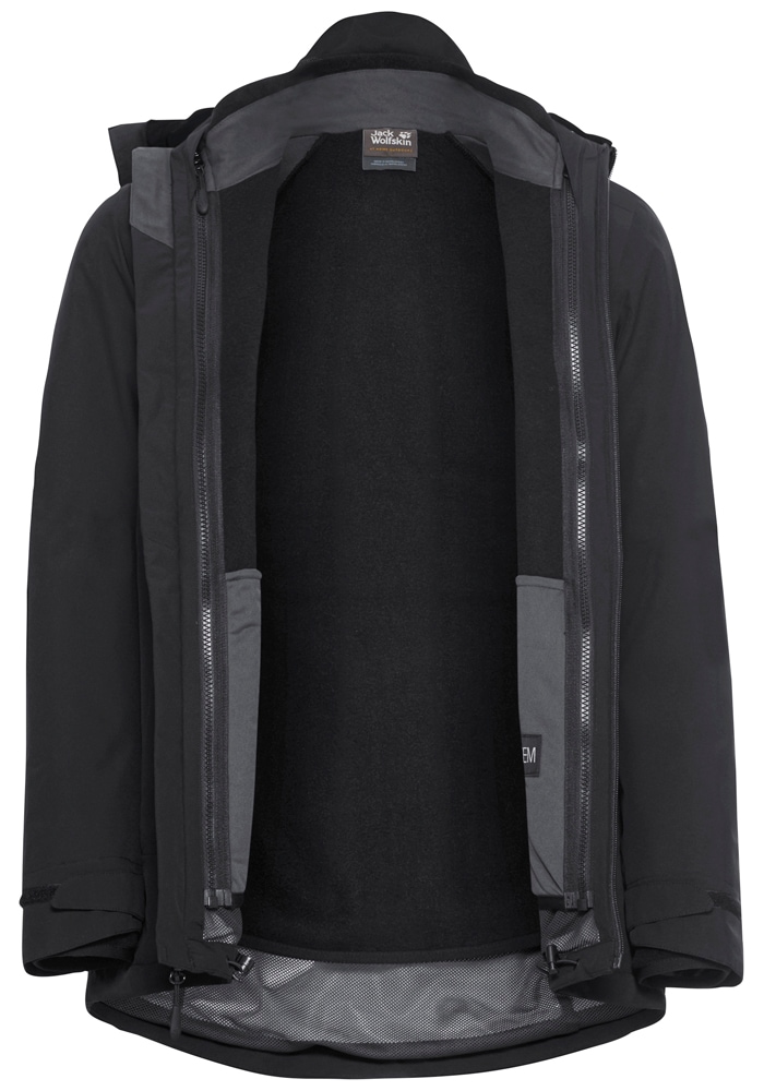 Jack Wolfskin Veste fonctionnelle 3 en 1 »MOONRISE 3IN1 JKT W« mit Kapuze