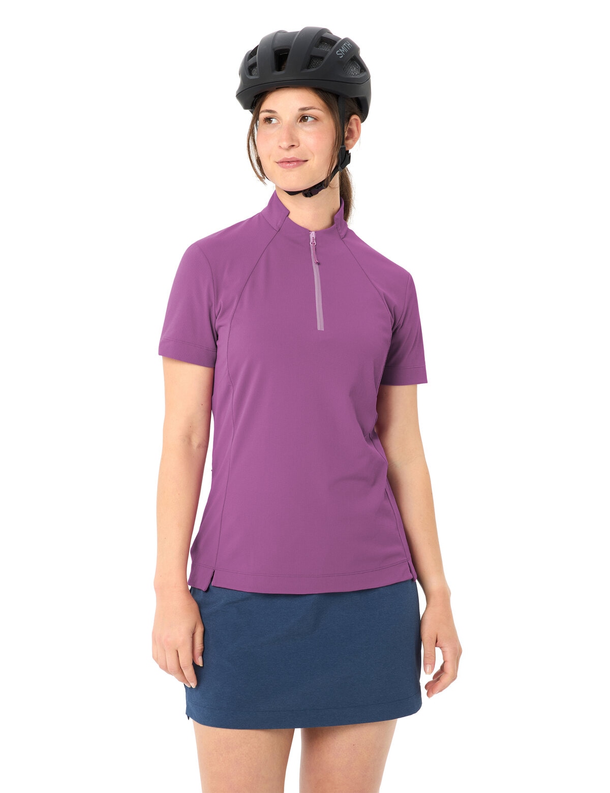 VAUDE Maillot de cyclisme »Women's Adlux HZ Shirt« pour vélo, pour adultes, coupe sportive