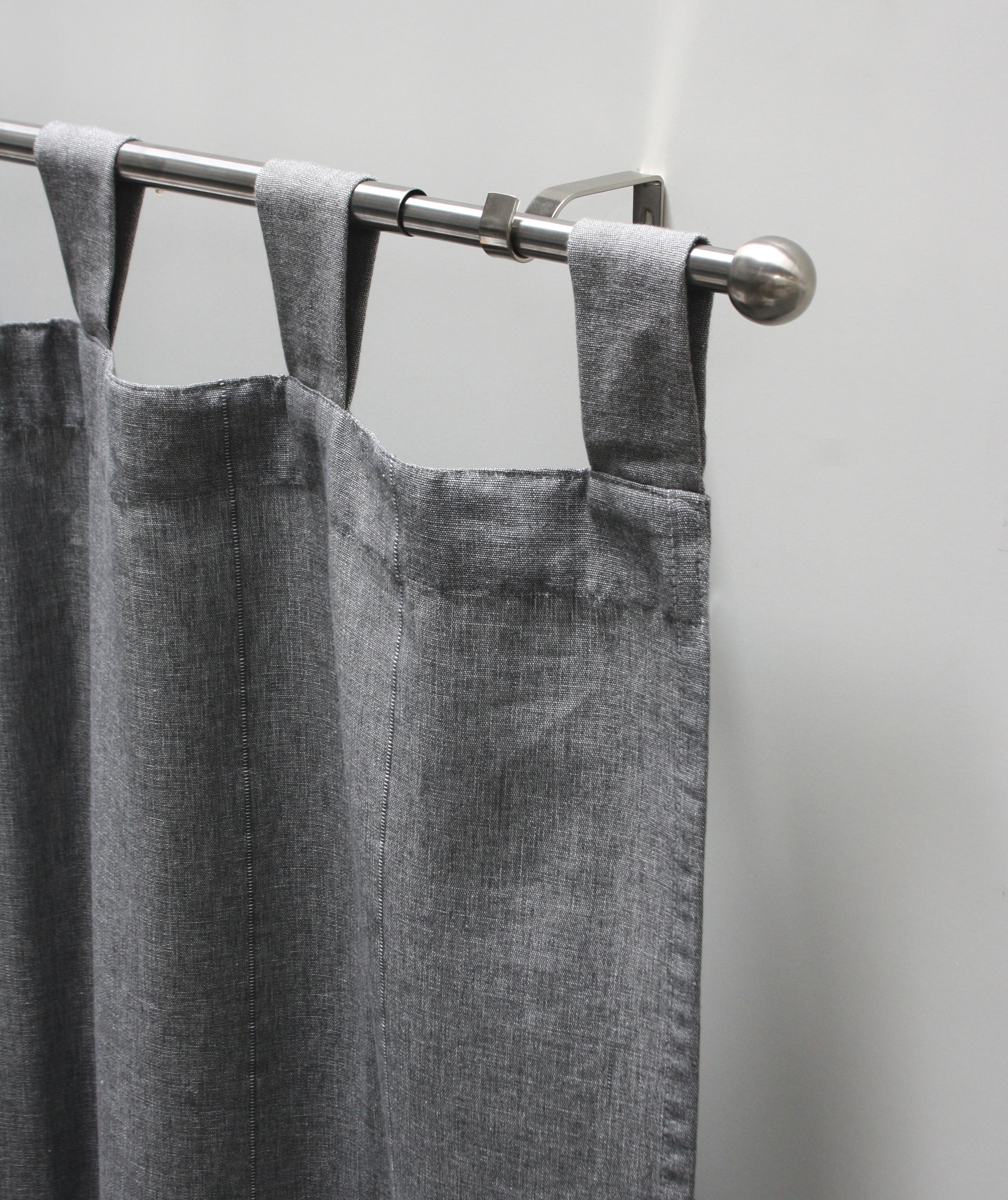 GARDINIA Gardinenstange »Gardinenstangen Set Kos« Ø 19 mm 1 läufig-läufig mit Bohren, Schrauben, Wandmontage, Metall, Kugel, Ø 19/16 mm