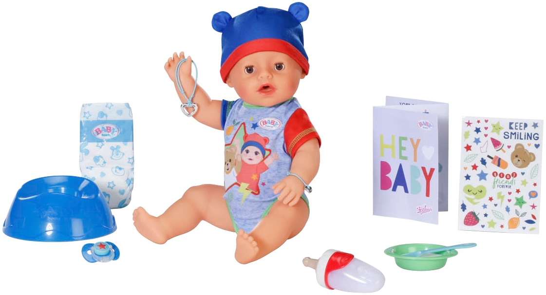 Baby Born Poupée bébé »Jonas, 43 cm« mit 10 lebensechten Funktionen