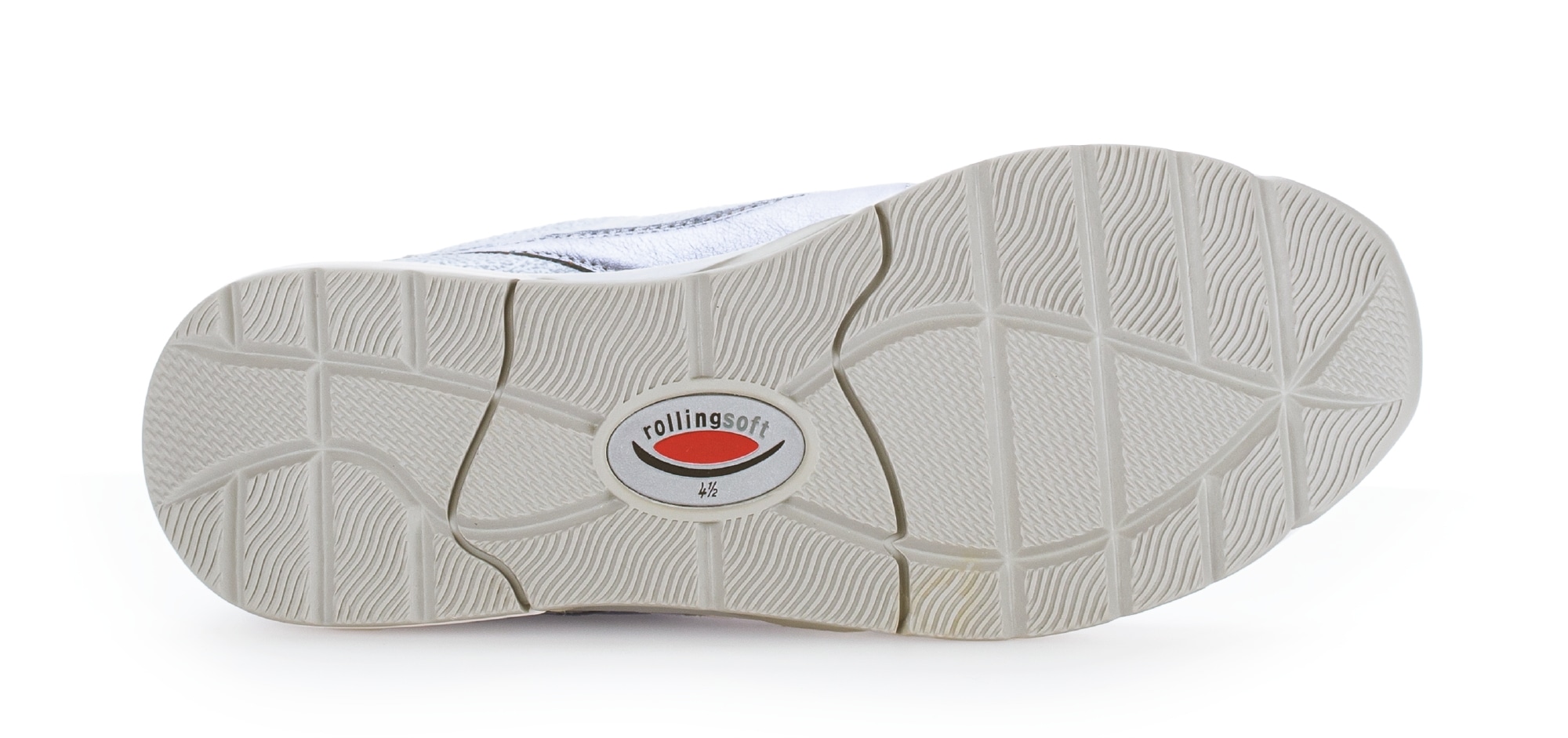 rollingsoft Baskets à plateforme  chaussure de loisirs, chaussure basse, chaussure à lacets avec empiècement contrastant, largeur G