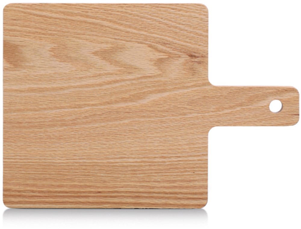 Zeller Present Planche de service »Schneide-/Servierbrett mit Griff, Eiche« Schneidebrett, natürliches Material