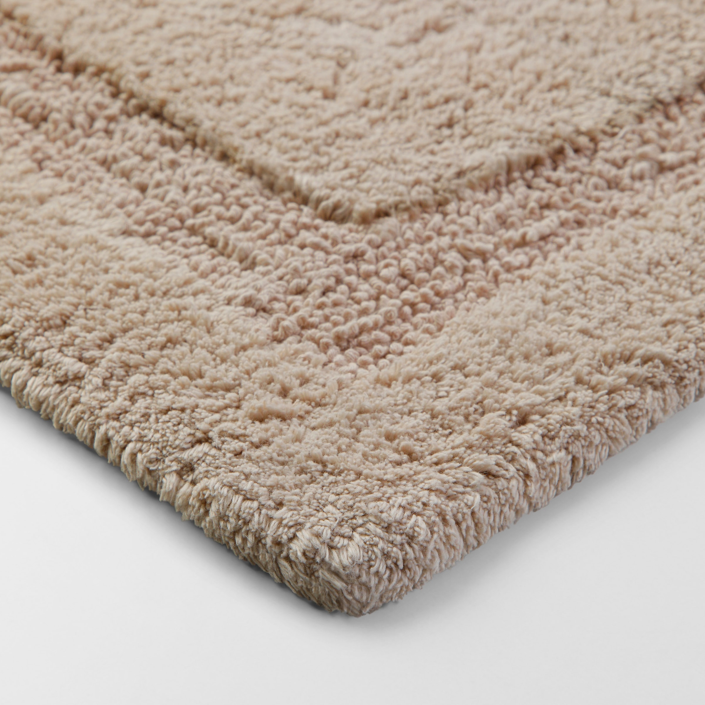 GOODproduct Badematte »Meellor« Höhe 20 mm rutschhemmend beschichtet fussbodenheizungsgeeignet Badteppich, getuftet, modern, Uni, antirutsch, flauschig, Baumwolle