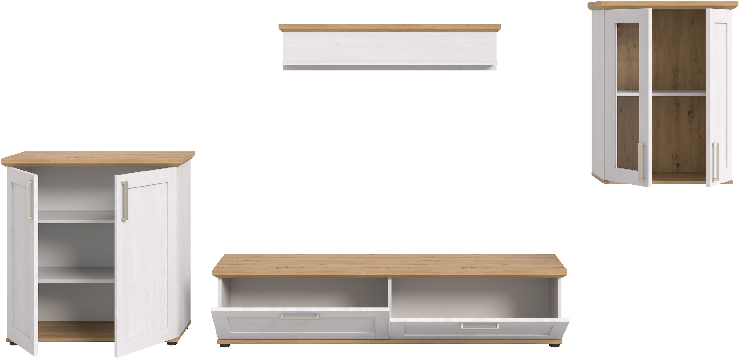 Home affaire Meuble mural »Cosenza« Set, 4 cuis tlg.