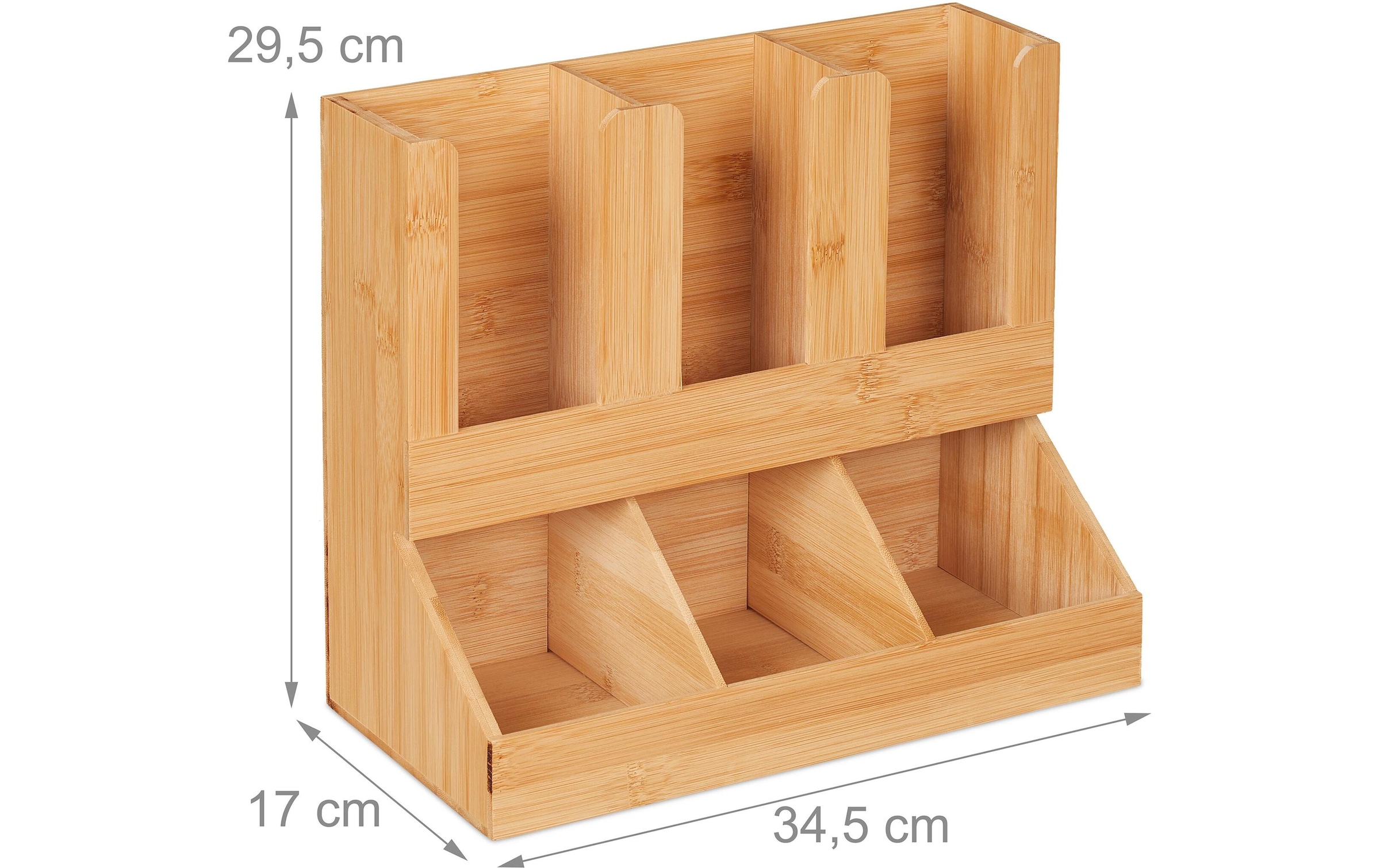 relaxdays Aufbewahrungssystem »mit 6 Fächern« 1 Stk. tlg.