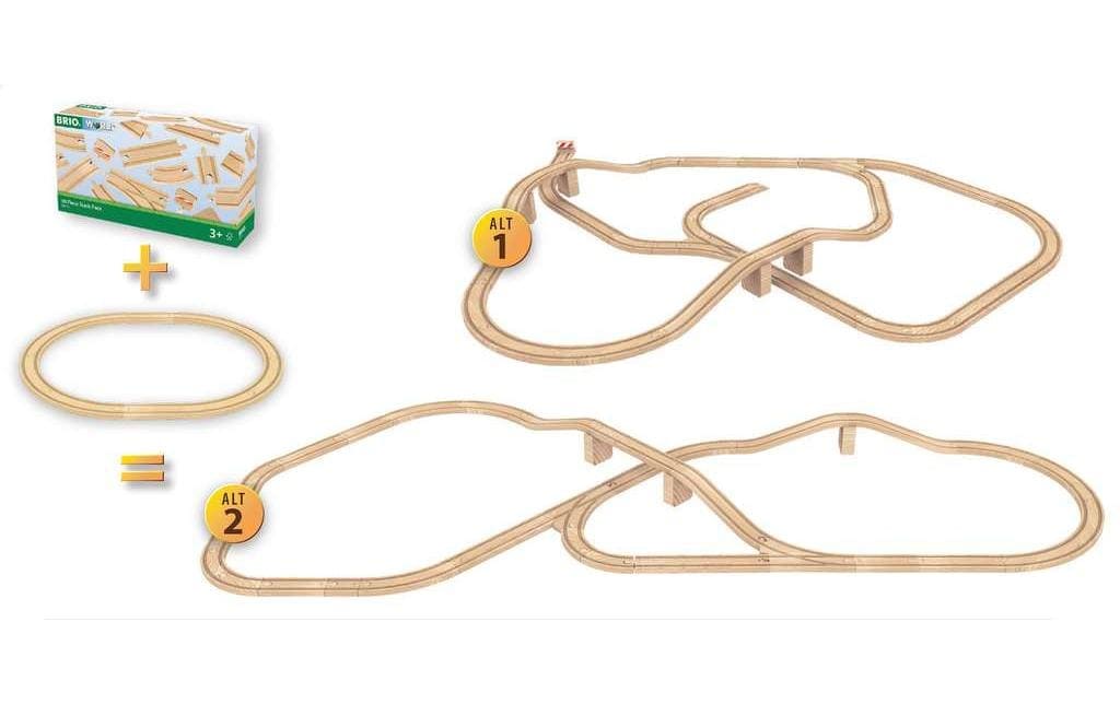 BRIO® Kit d'extension de rail »Grosses Schienensortiment«