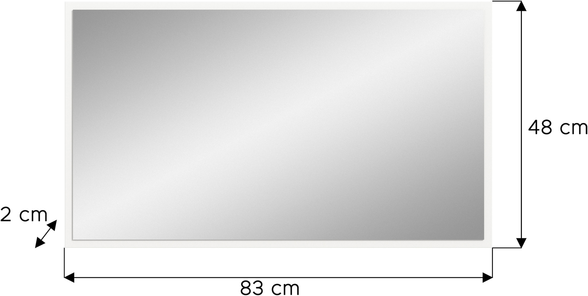 INOSIGN Garderobenspiegel Lumo, Spiegel, Breite 83 cm, Flur, Diele, Garderobe