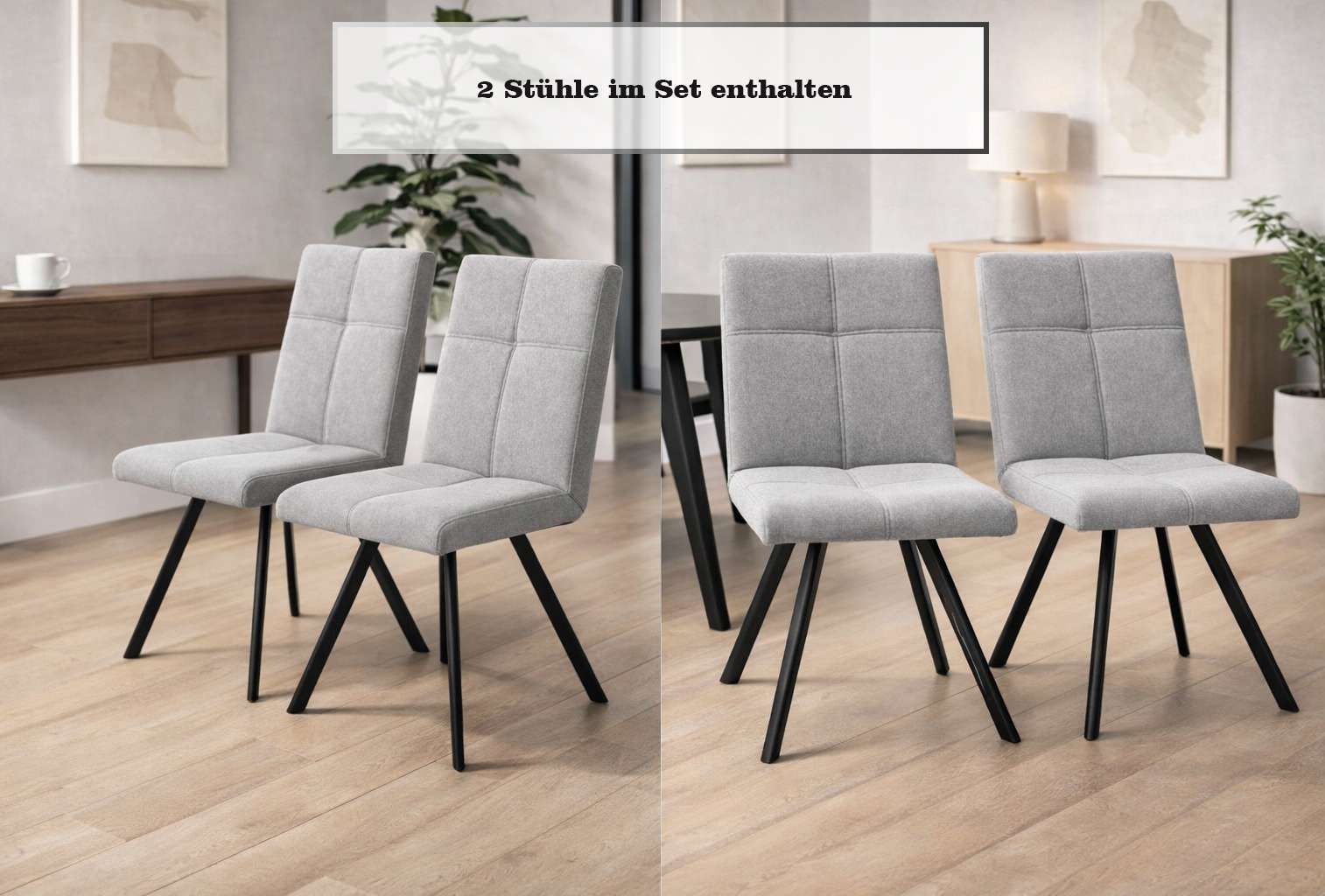 Home affaire Ensemble de bancs d'angle »Mia Essecke, Sitzgruppe, Eckbankgruppe, Küchenbankgruppe« Set, 4er, 4 tlg. Eckbank mit Wellenfederung; Tisch in Eiche massiv