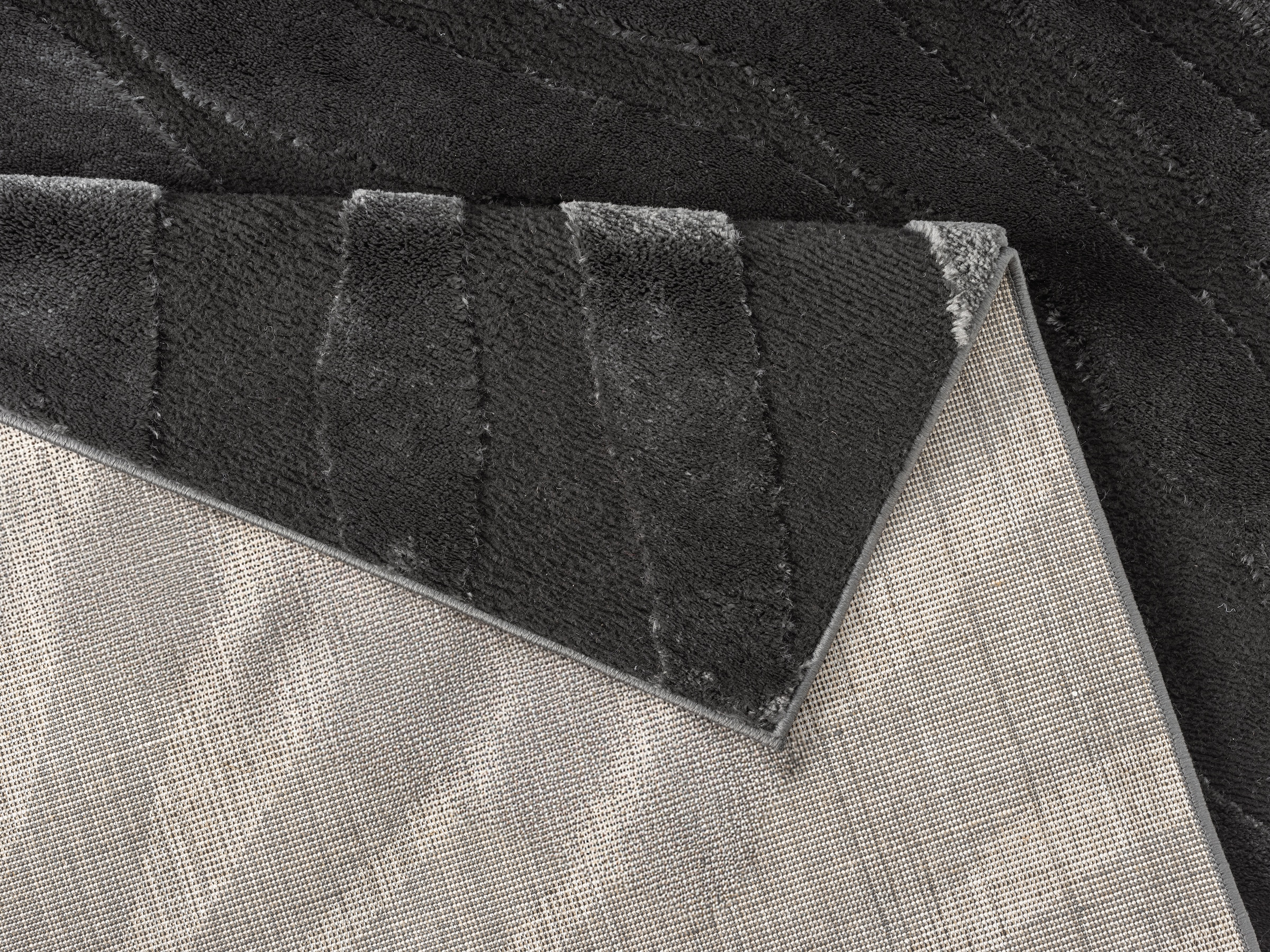 GOODproduct Teppich »Benia, Hoch-Tief-Struktur« rechteckig 19 mm Höhe Wellen-Design, leichter Glanz, modern, Wohnzimmer, Schlafzimmer