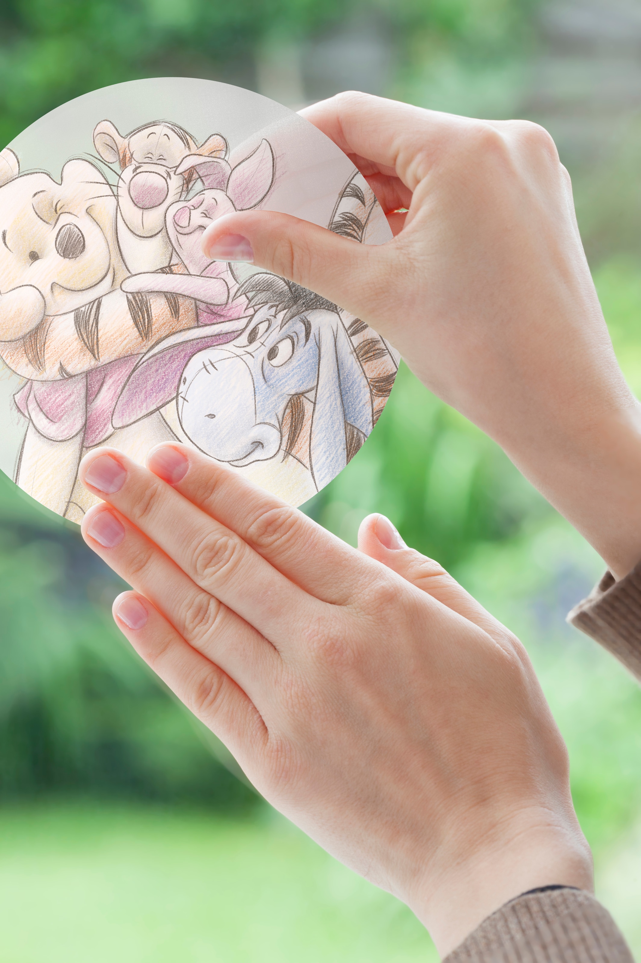 Komar Fensterbild »Fenstersticker - Winnie the Pooh Wonderful - Grösse 30 x 30 cm« 31 x 30 cm, 2 Bogen