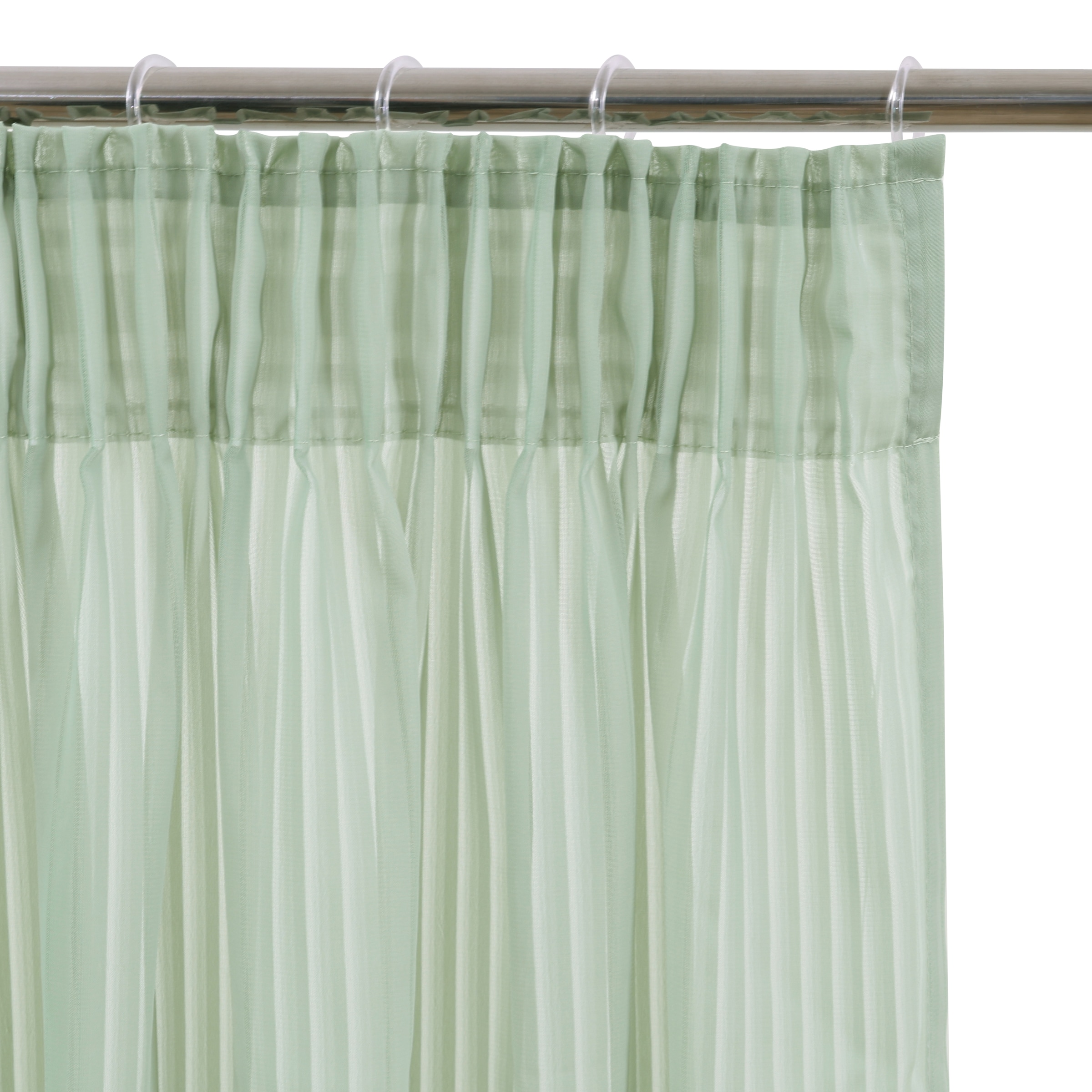 GOODproduct Gardine »Fritty« Multifunktionsband 2 Stk. tlg. Multifunktionsband, transparent, moderne Längststreifen, Ausbrenner