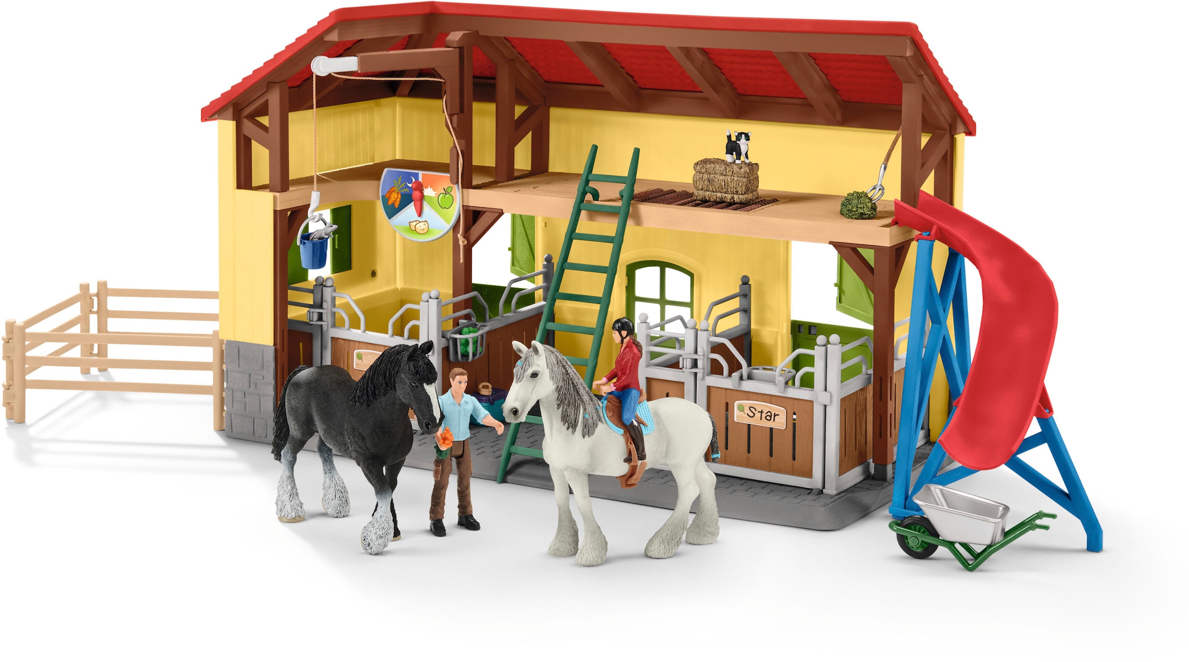 Schleich® Monde de jeu »FARM WORLD, Pferdestall (42485)«